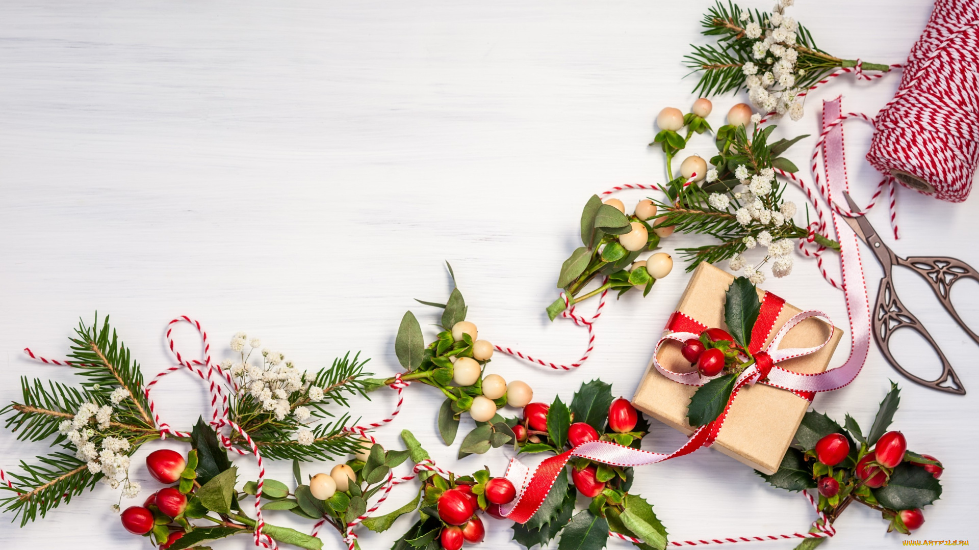 праздничные, украшения, новый, год, рождество, gifts, decoration, merry, xmas, christmas, снег