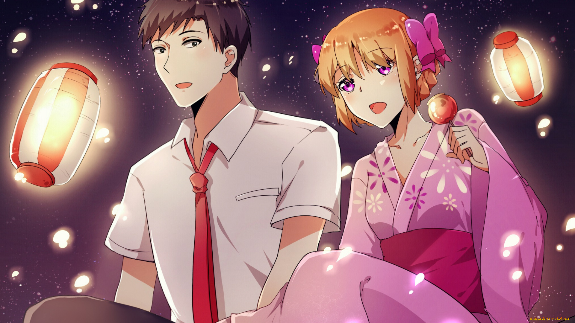 аниме, gekkan, shoujo, nozaki-kun, парень, девушка