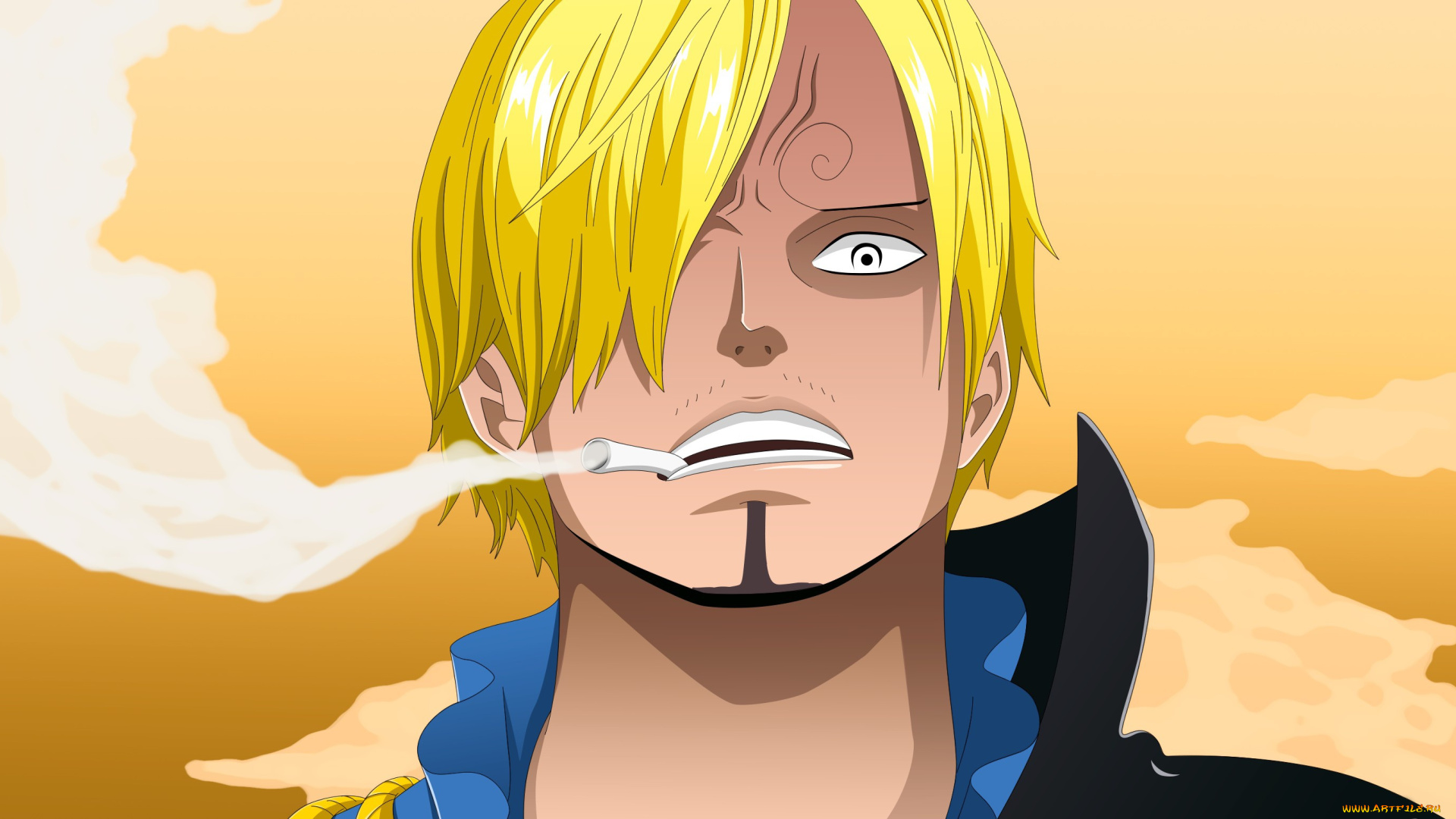 аниме, one, piece, vinsmoke, sanji