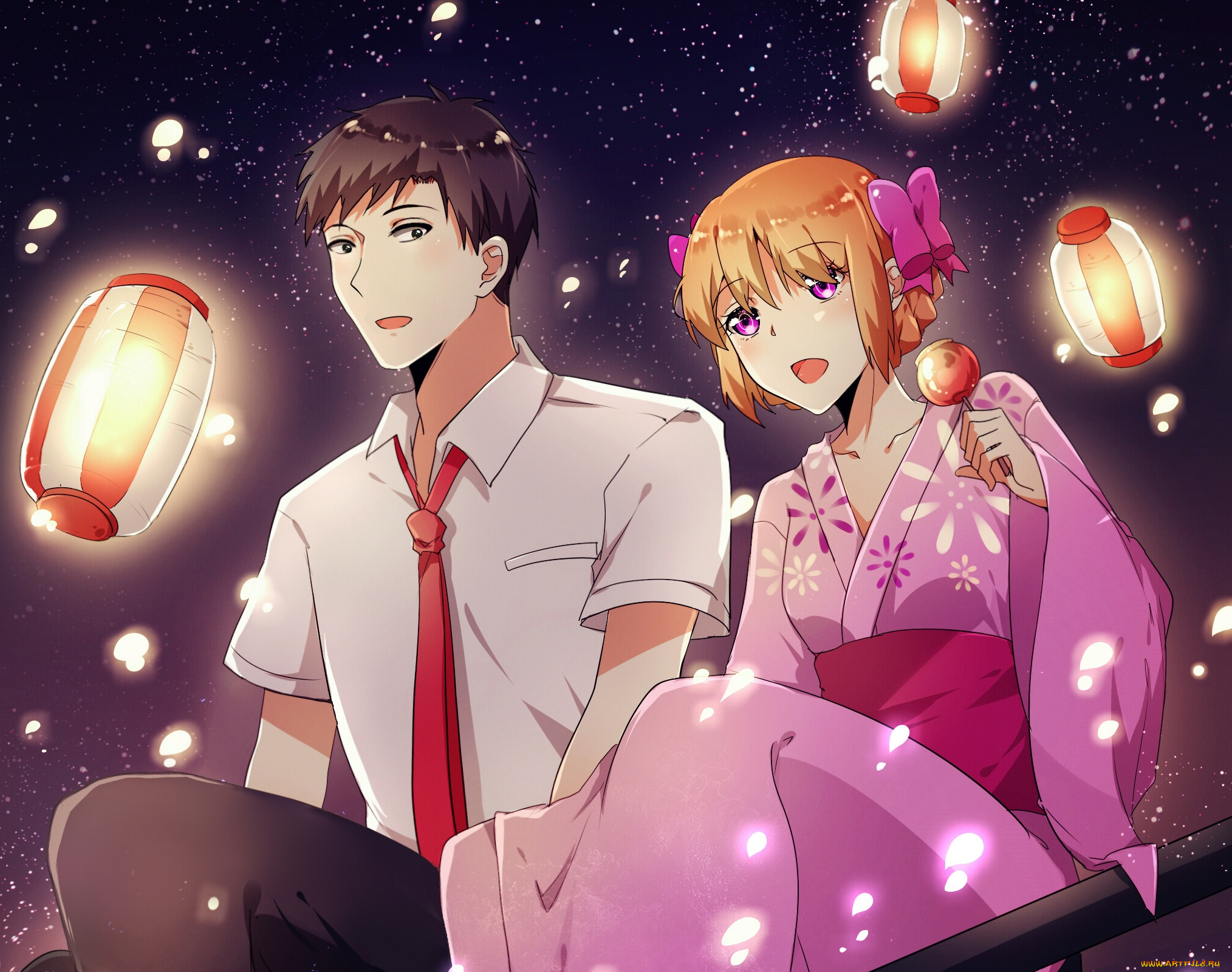 аниме, gekkan, shoujo, nozaki-kun, парень, девушка