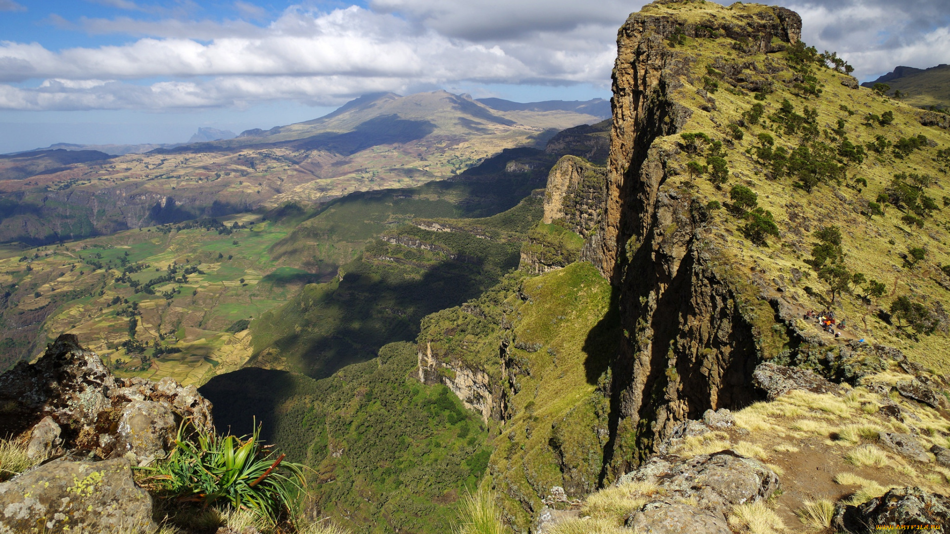 природа, пейзажи, simien, mountains, national, park, горы, amhara, эфиопия