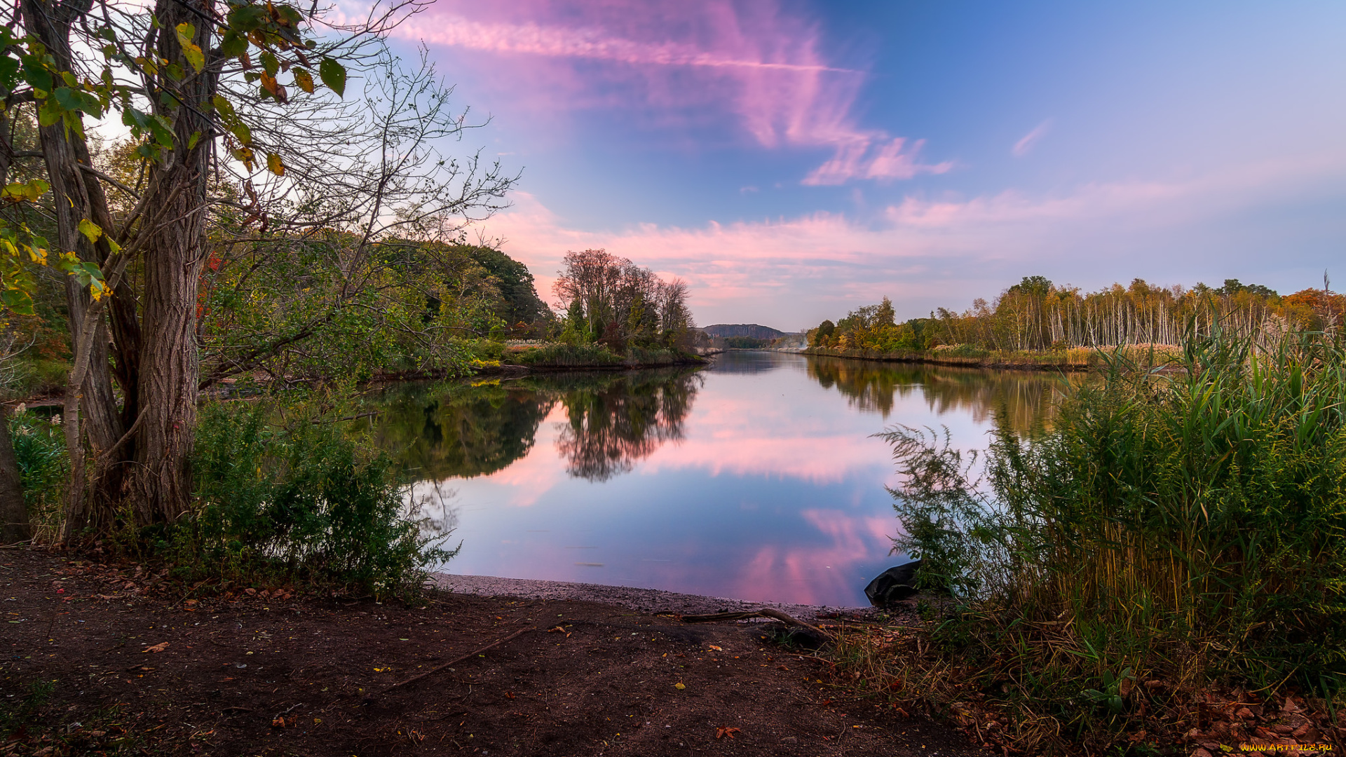 природа, реки, озера, простор