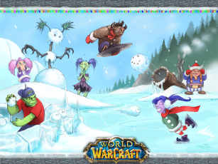 Картинка happy holidays видео игры world of warcraft