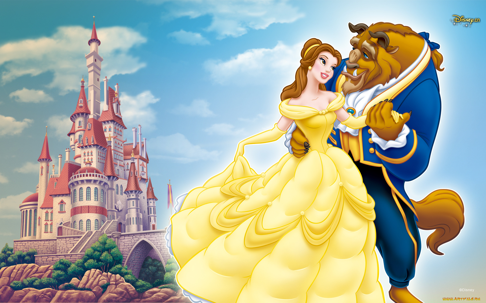 мультфильмы, beauty, and, the, beast