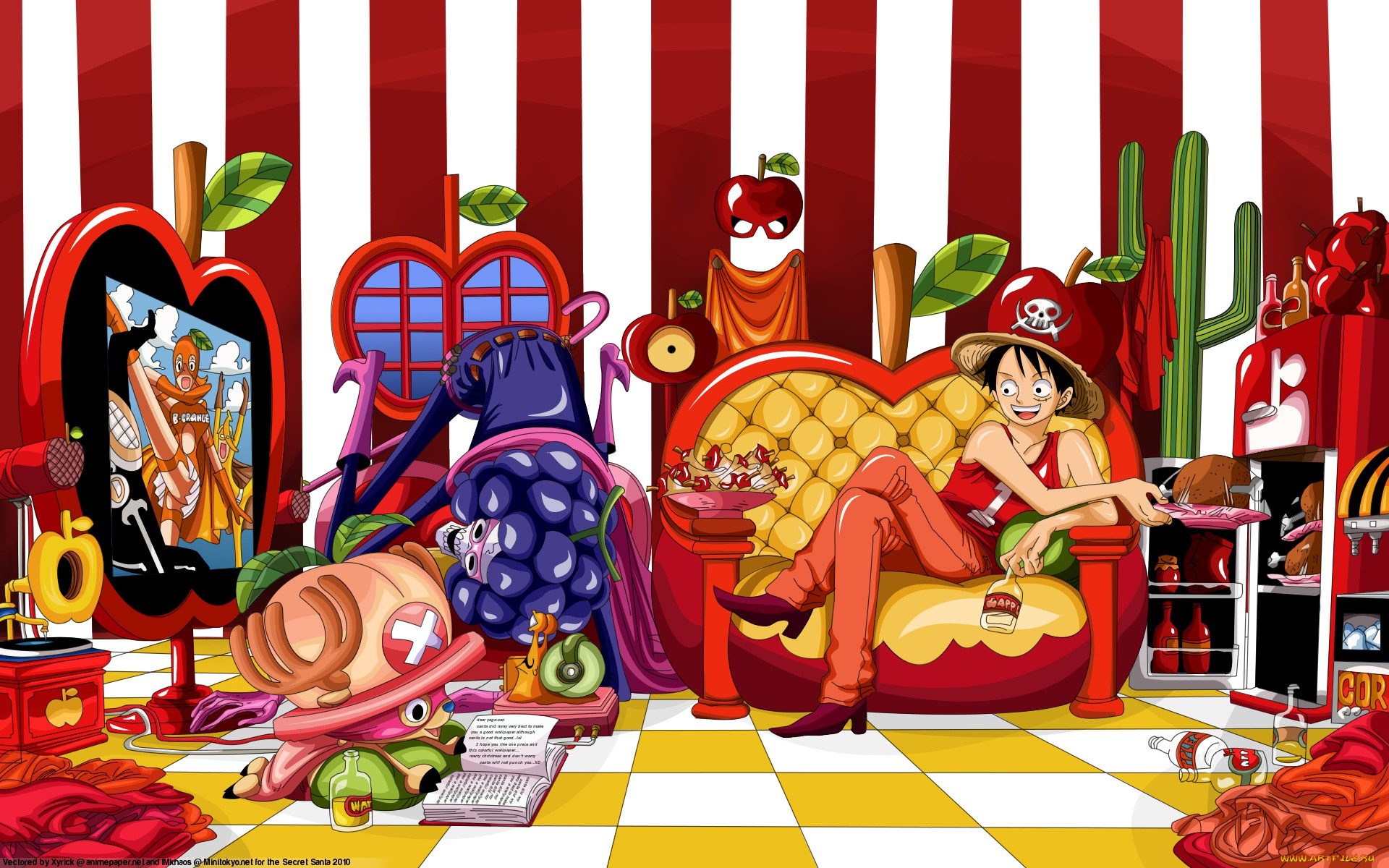 one, piece, аниме, monkey, d, luffy, chopper, brook