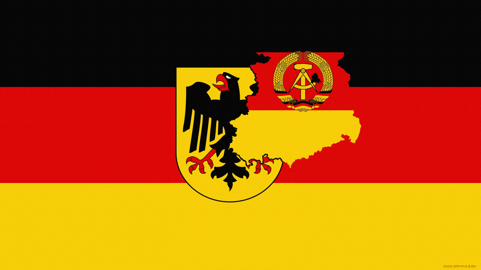 разное, флаги, гербы, орел, germany, флаг, германия, герб