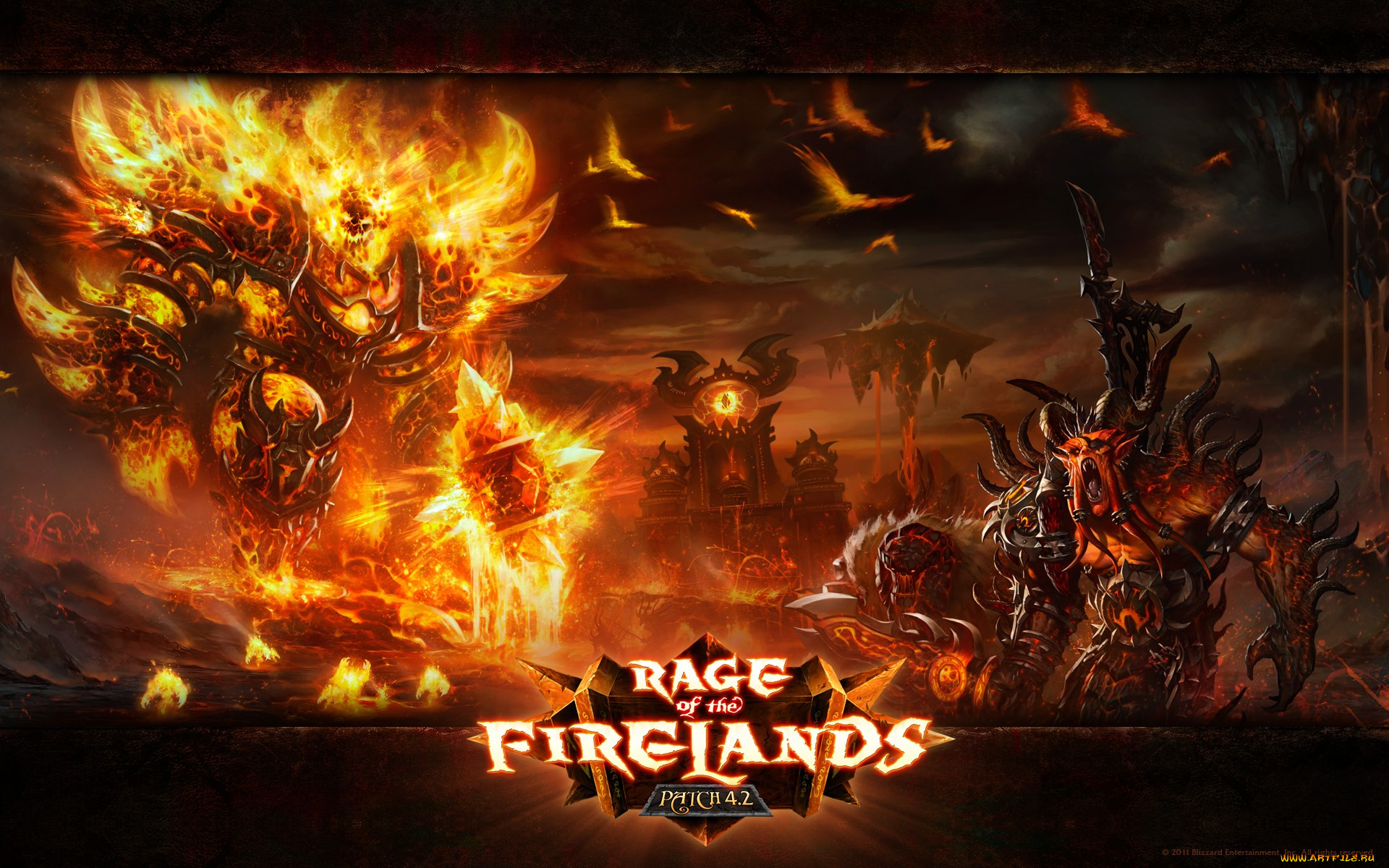rage, of, the, firelands, видео, игры, хаос, огонь, чудовища