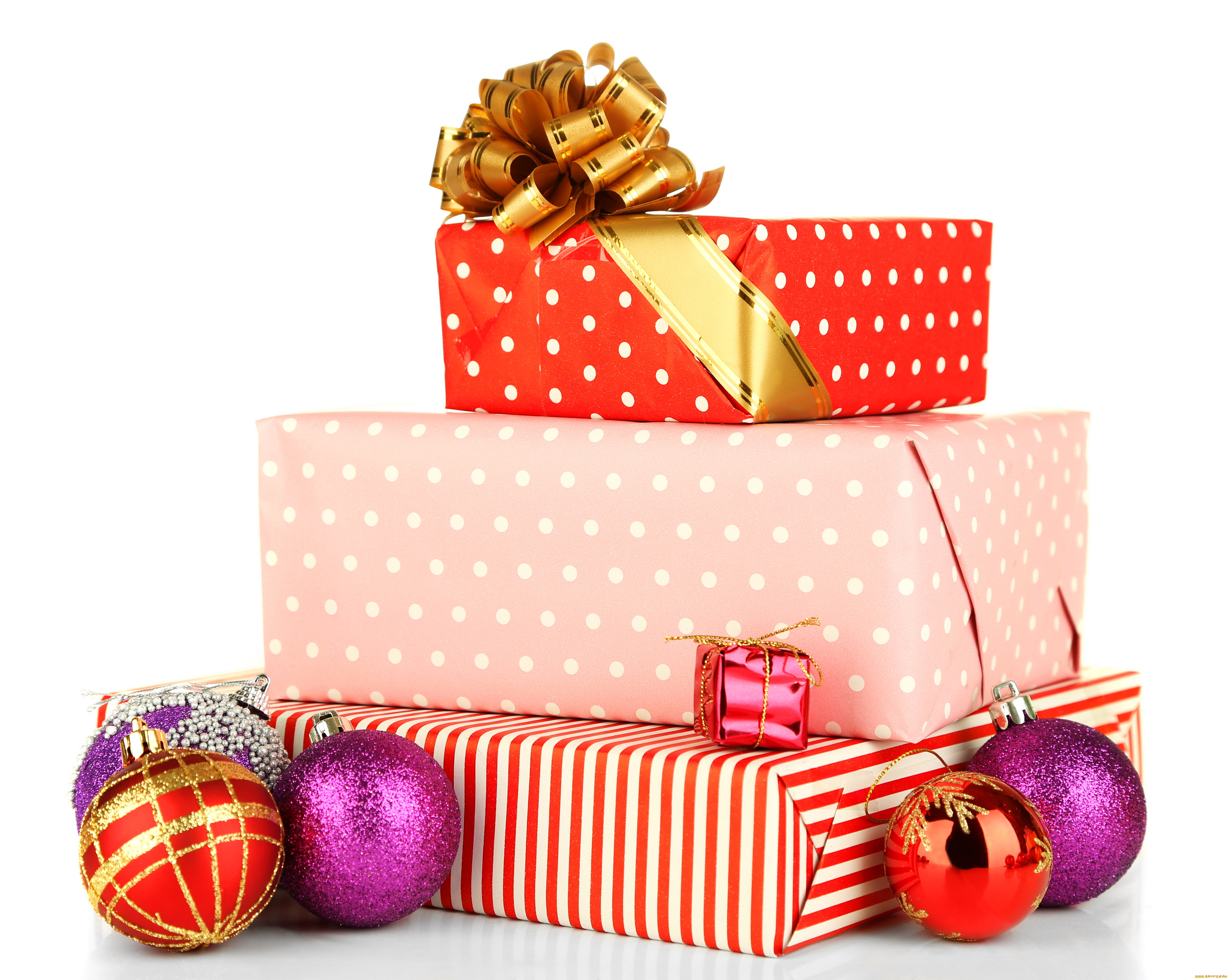праздничные, подарки, и, коробочки, банты, лента, шарики, подарки