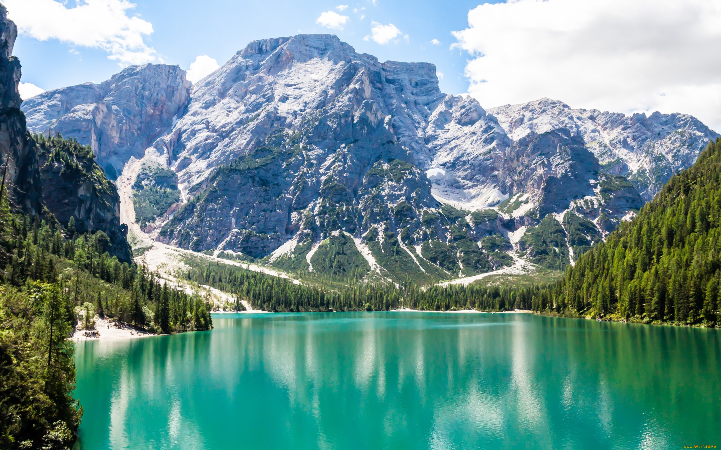 разное, компьютерный, дизайн, пейзаж, озеро, снег, горы, mountain, emerald, lake, landscape