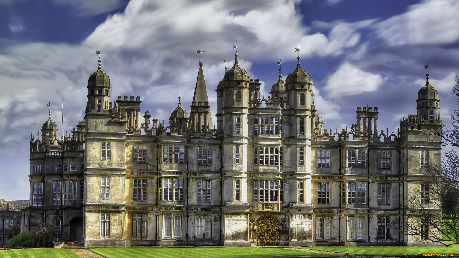 burghley, house, lincolnshire, england, города, -, дворцы, , замки, , крепости, burghley, house