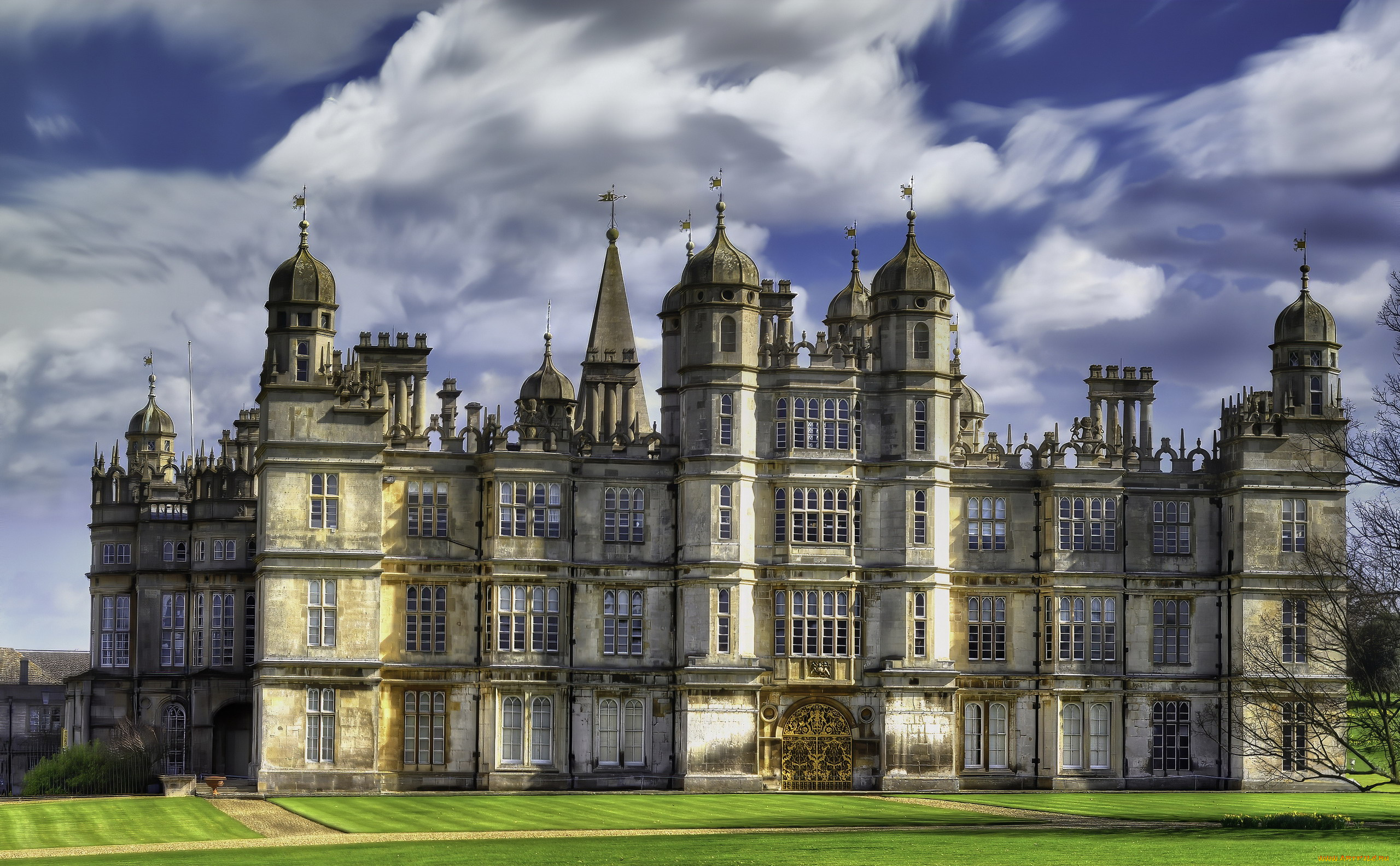 burghley, house, lincolnshire, england, города, -, дворцы, , замки, , крепости, burghley, house