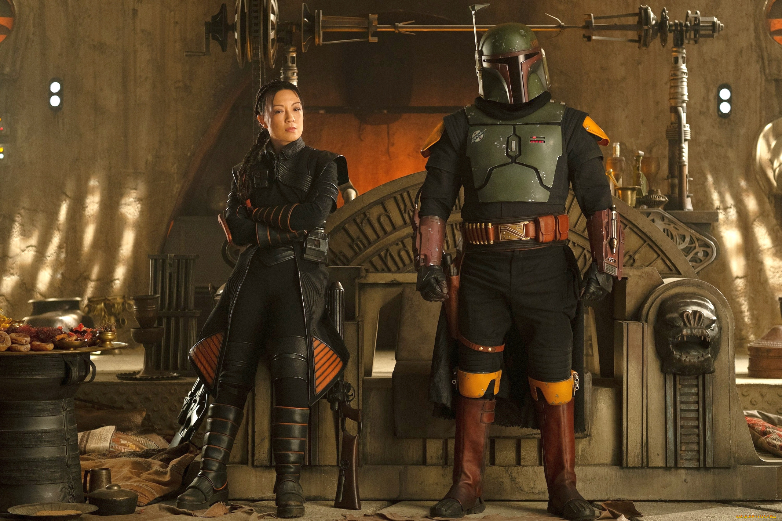 the, book, of, boba, fett, , , сериал, 2021, –, , кино, фильмы, the, book, of, boba, fett, , сериал, книга, бобы, фетта, фантастика, боевик, boba, fett, fennec, shand, ming, na, wen, temuera, morrison