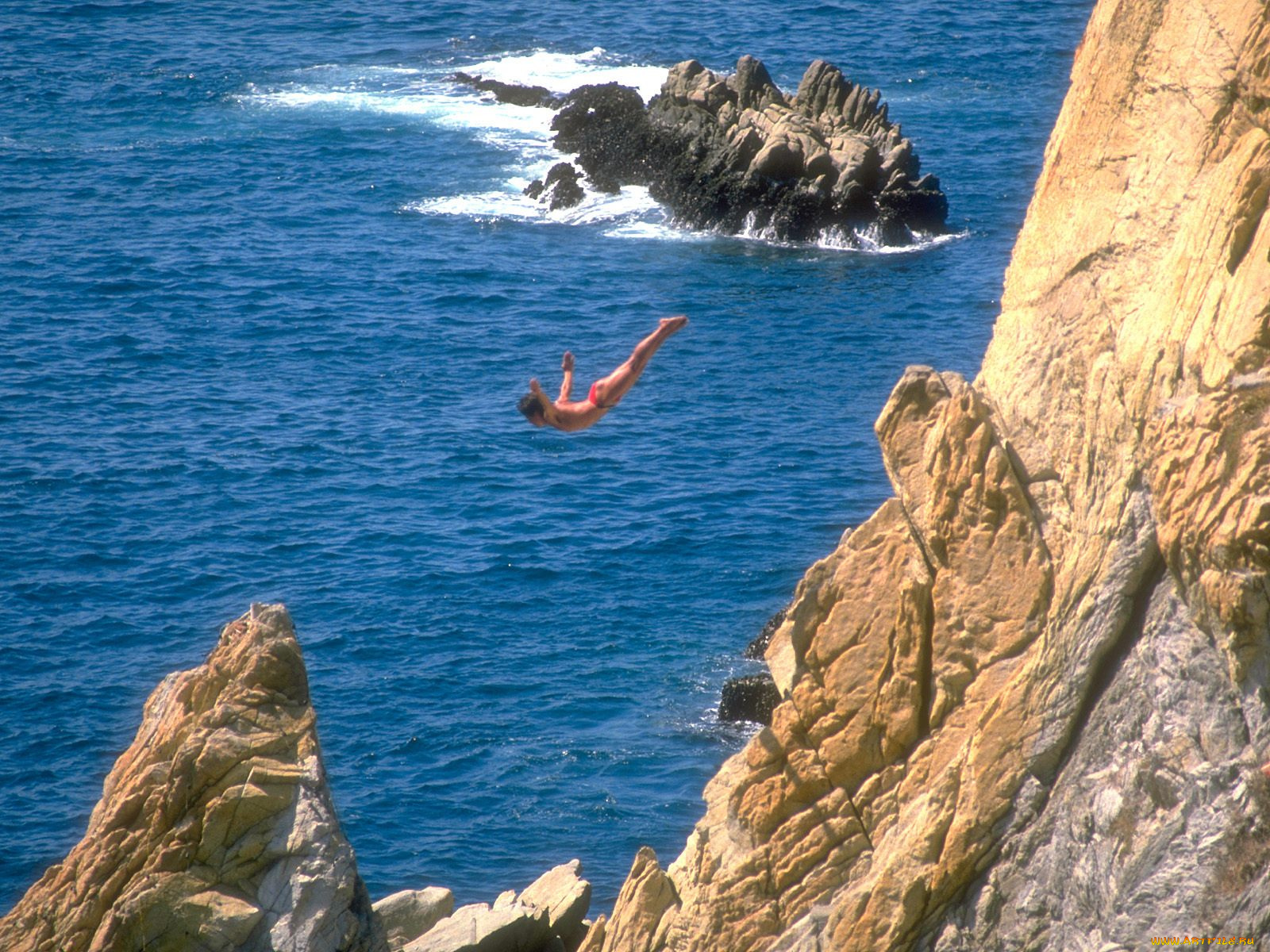 cliff, diver, acapulco, mexico, спорт, экстрим