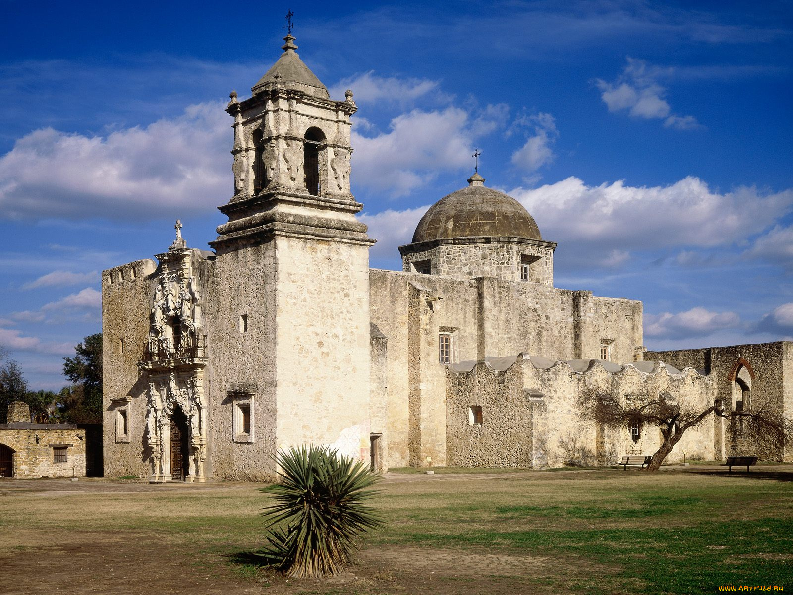 mission, san, jose, antonio, texas, города, католические, соборы, костелы, аббатства