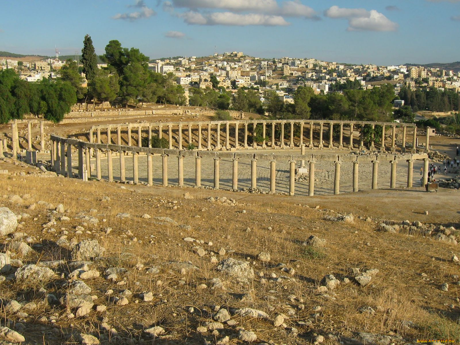 jerash, jordan, города, исторические, архитектурные, памятники