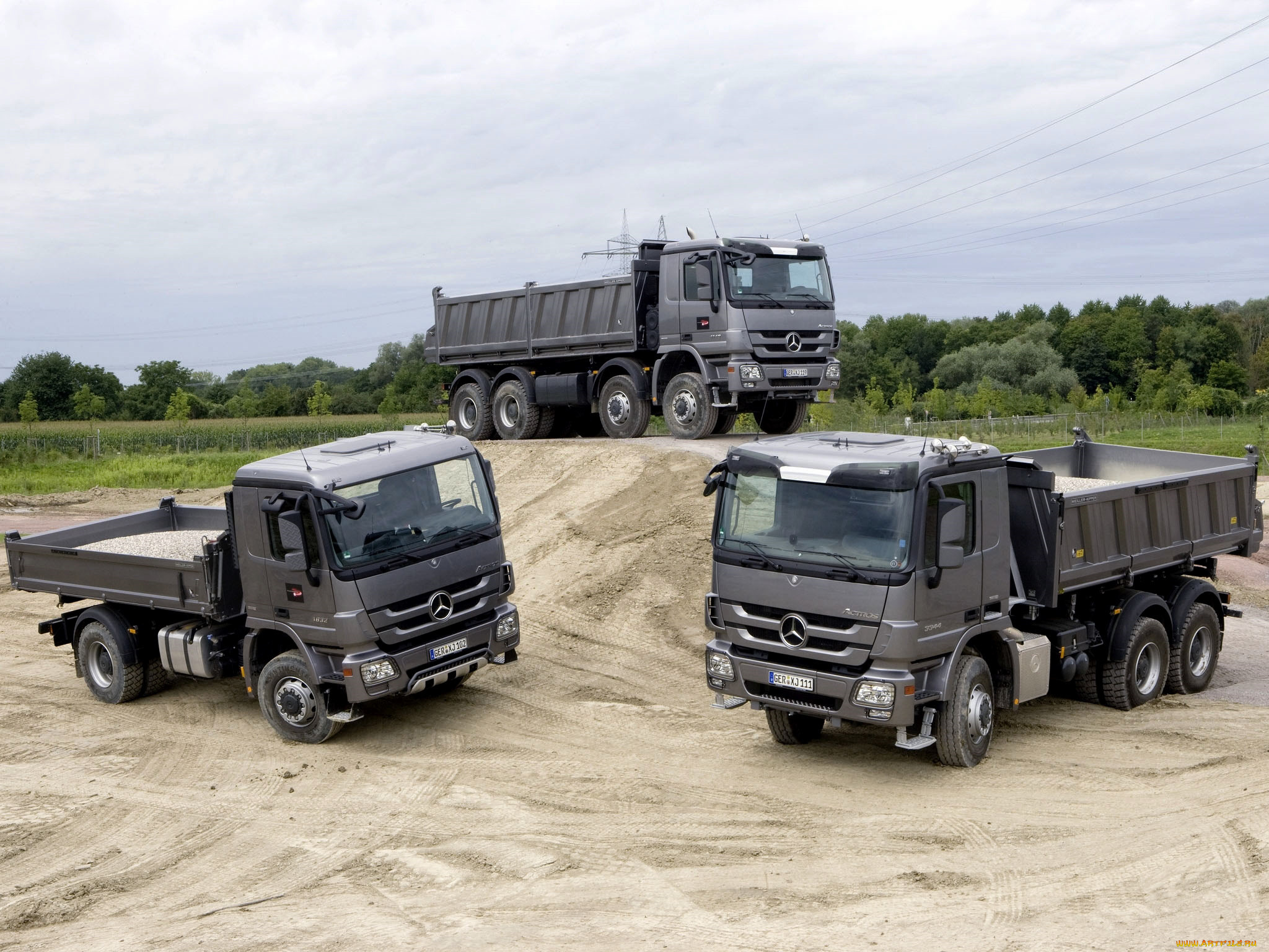 автомобили, mercedes, trucks