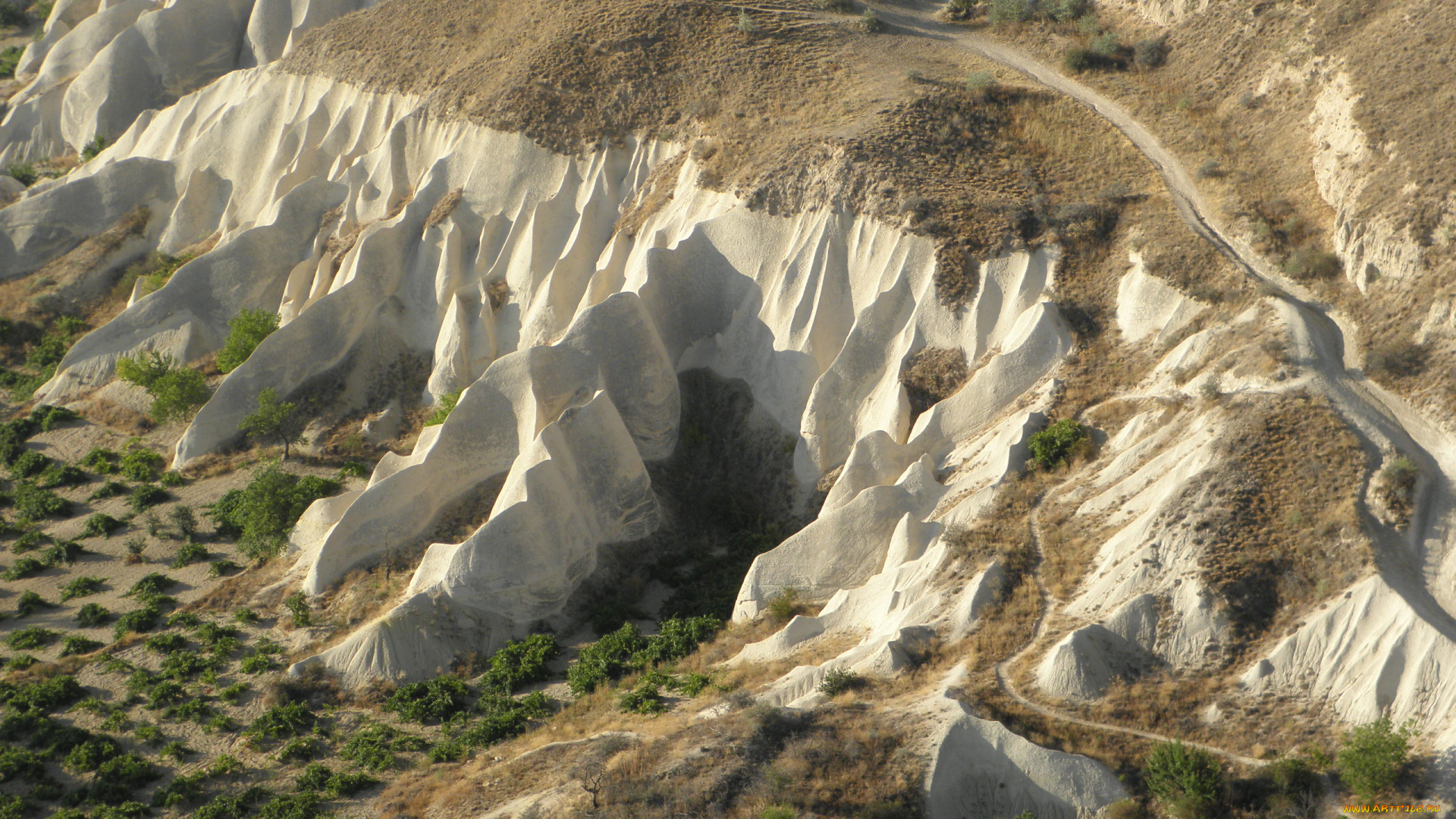 kapadokiya, turkey, природа, горы