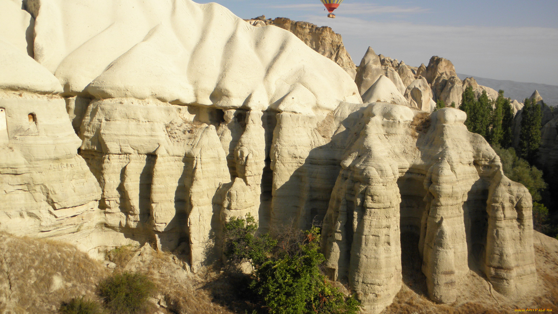 kapadokiya, turkey, природа, горы