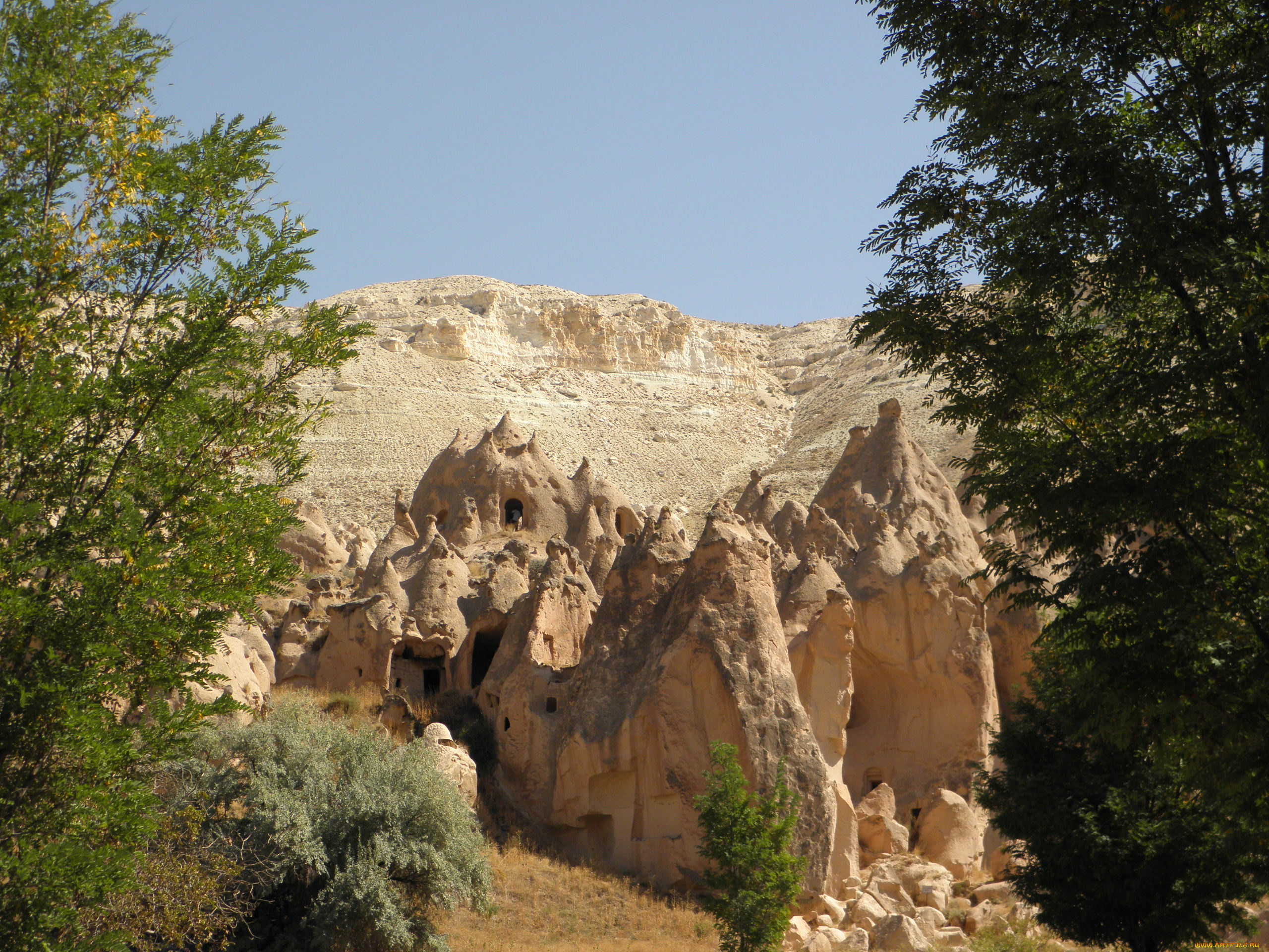 kapadokiya, turkey, природа, горы