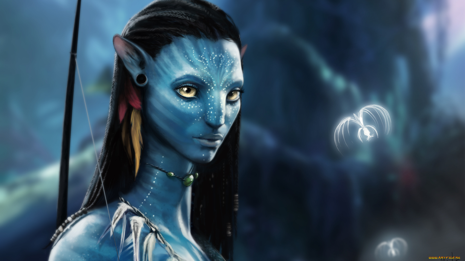 фэнтези, существа, avatar, neytiri