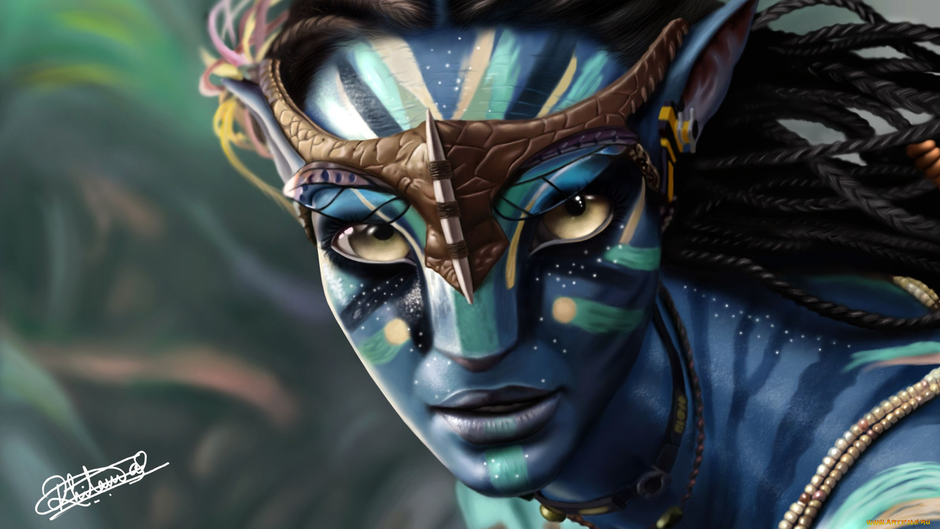 фэнтези, существа, neytiri, avatar