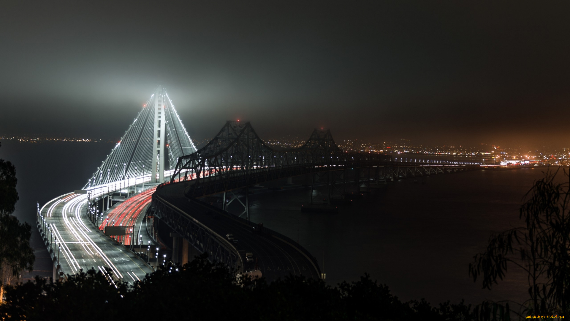 города, сан-франциско, , сша, usa, san, francisco, bridge