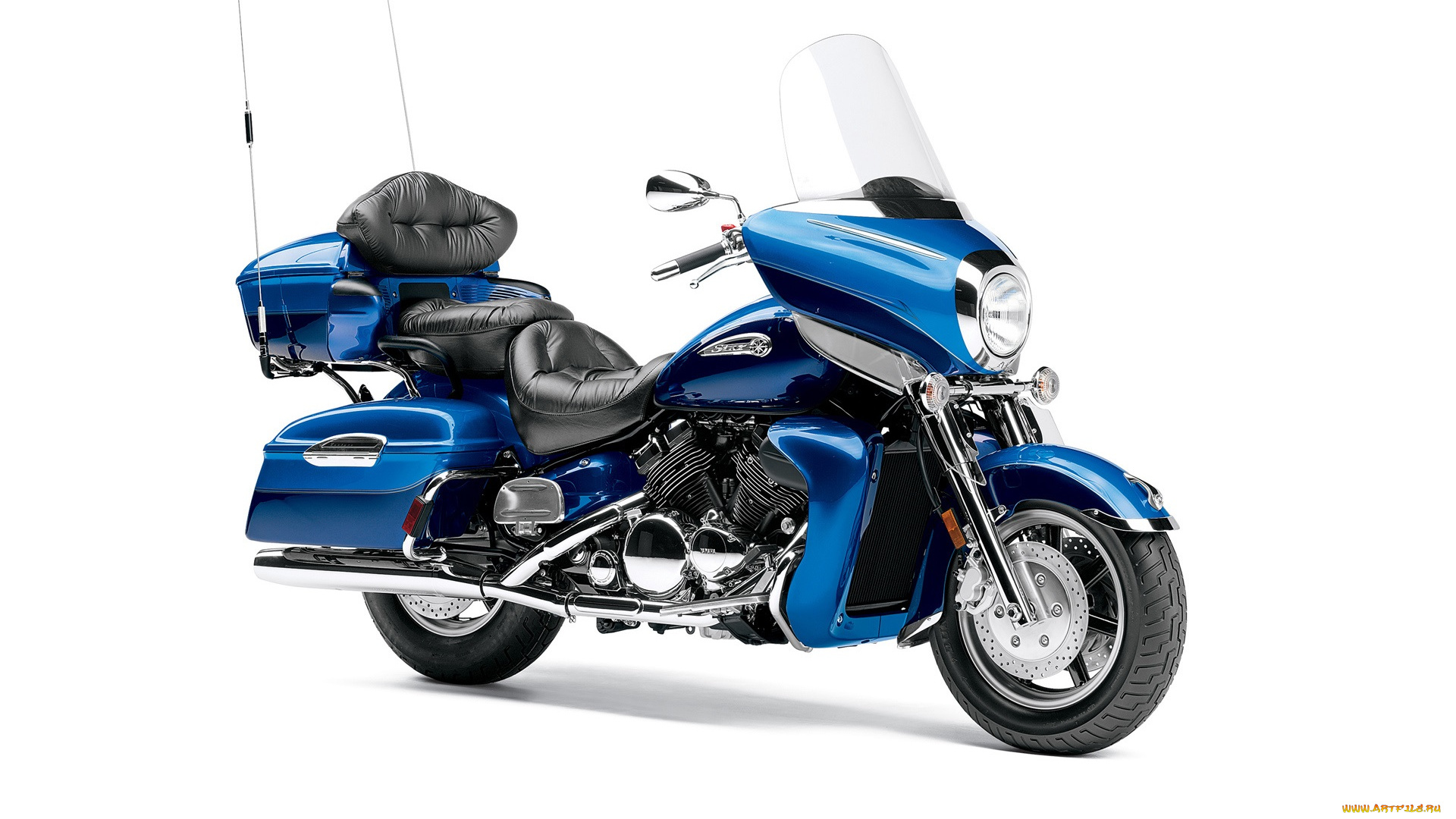 мотоциклы, yamaha, 2011, синий, venture-s, star, royal