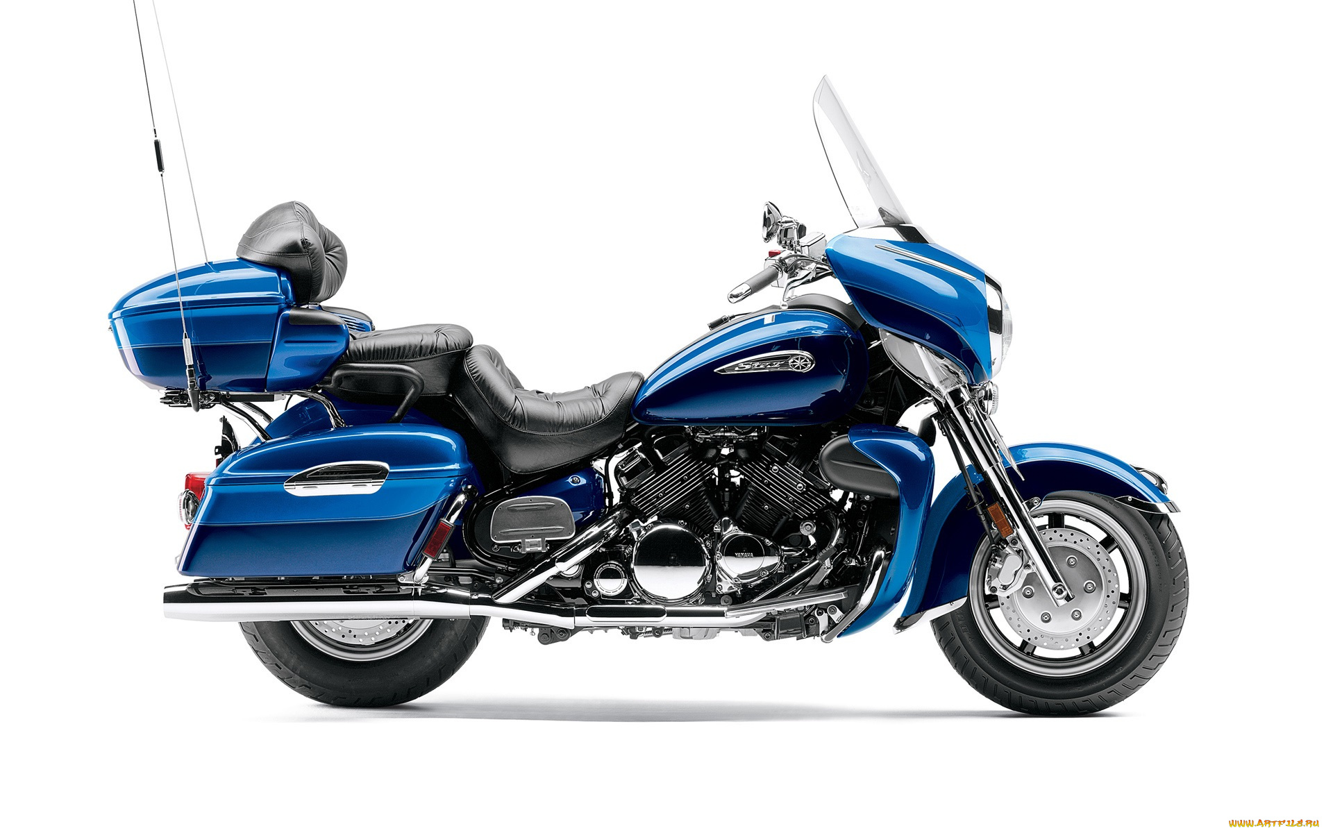 мотоциклы, yamaha, 2011, venture-s, star, royal, синий