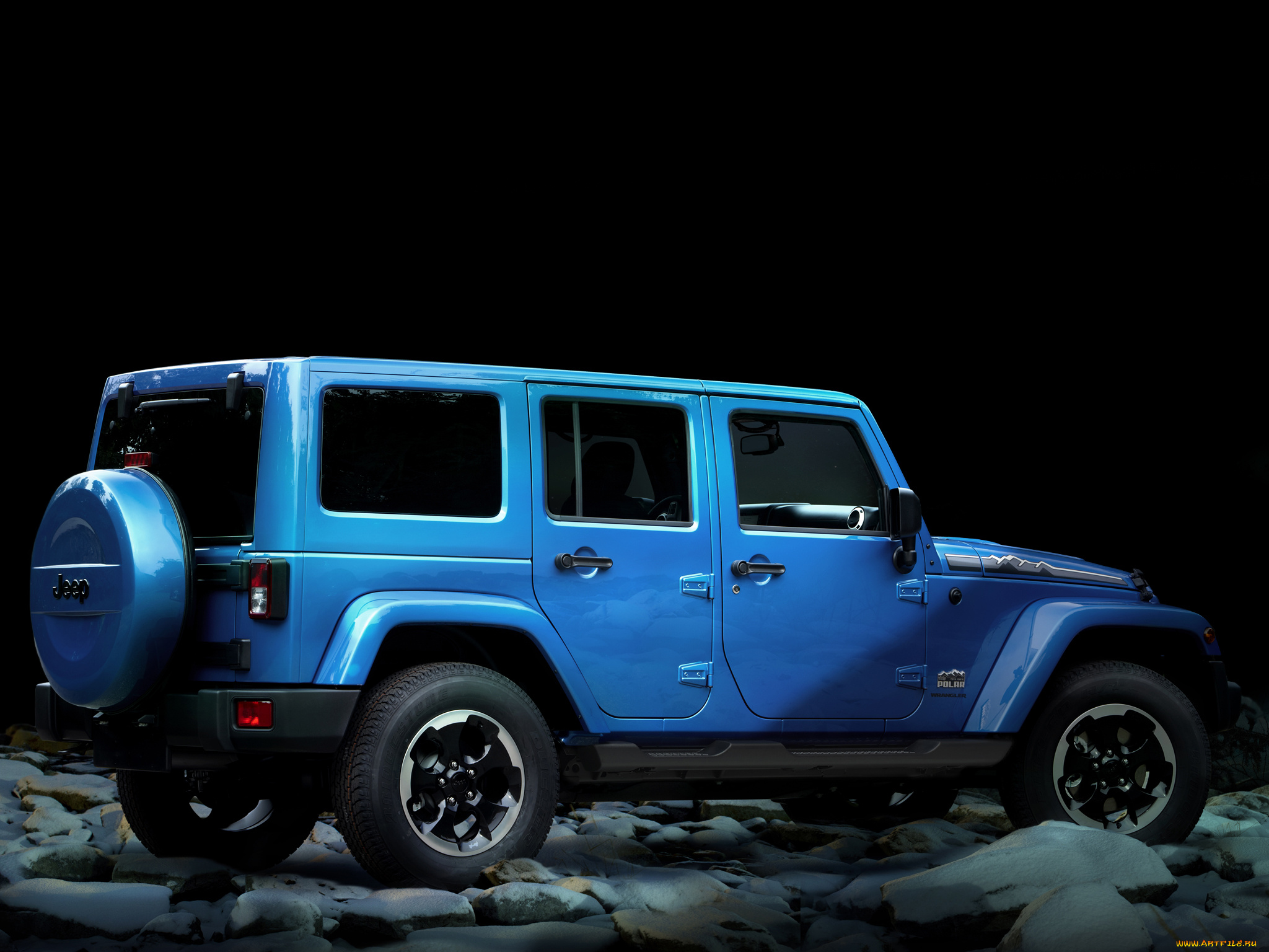 автомобили, jeep, 2014, jk, polar, wrangle, unlimited, синий
