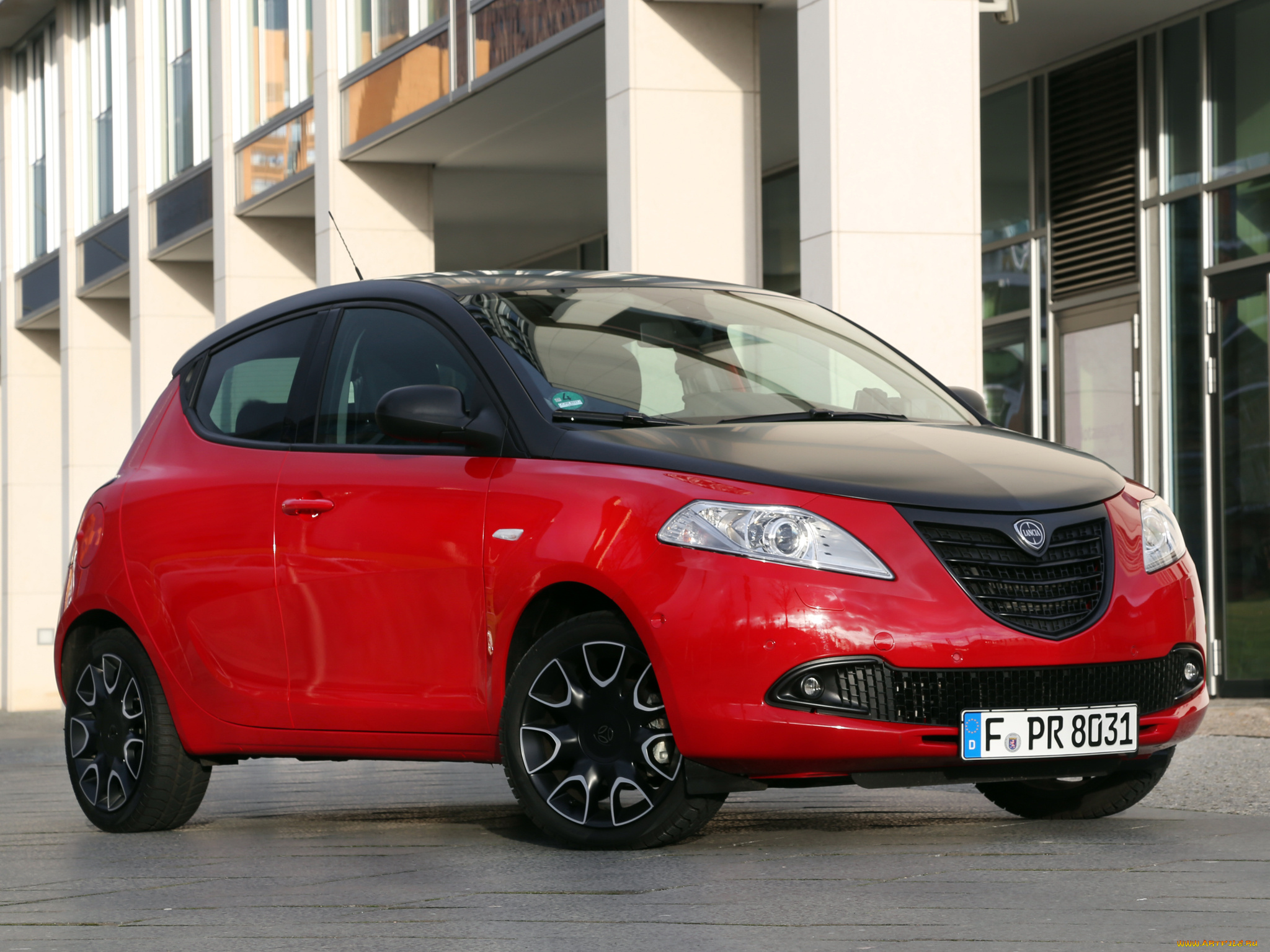 автомобили, lancia, 2013, красный, 846, momodesign, s, ypsilon