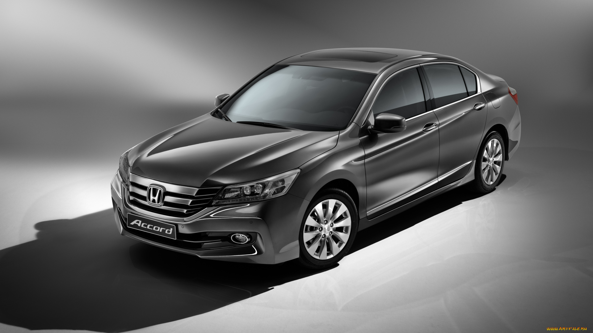 автомобили, honda, темный, 2014г, cis-spec, accord