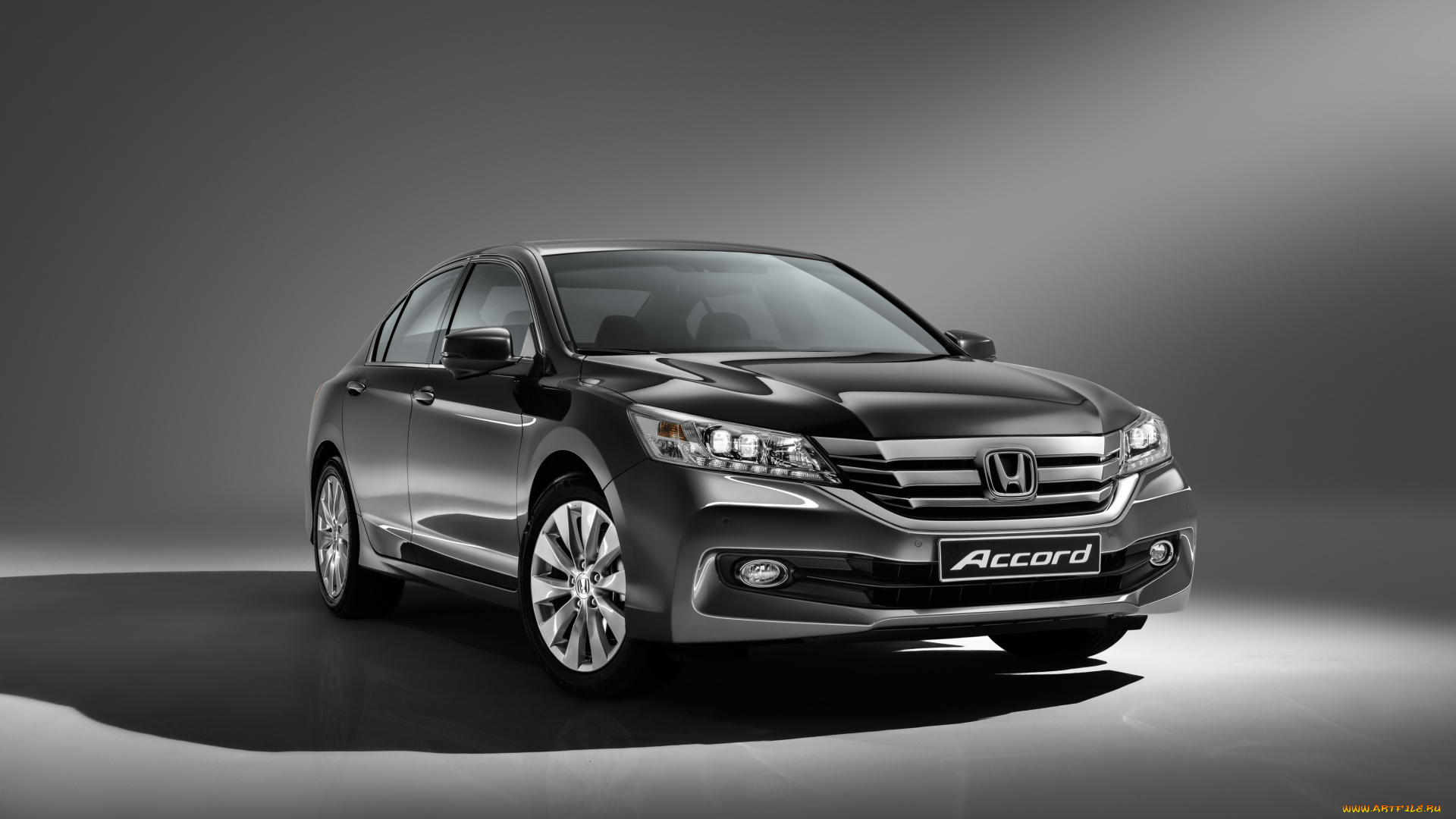 автомобили, honda, темный, 2014г, cis-spec, accord