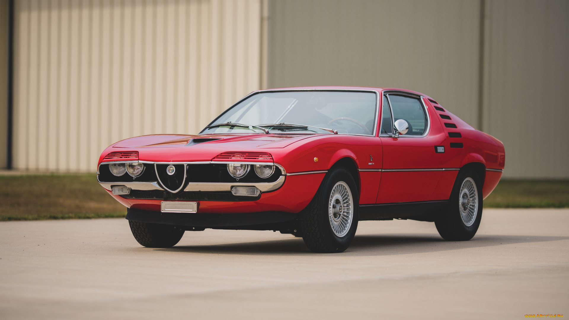 автомобили, alfa, romeo, 1971, alfa, romeo, red, montreal