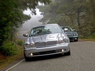 обоя jaguar, xj, super, v8, автомобили