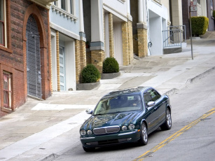Картинка jaguar xj super v8 автомобили
