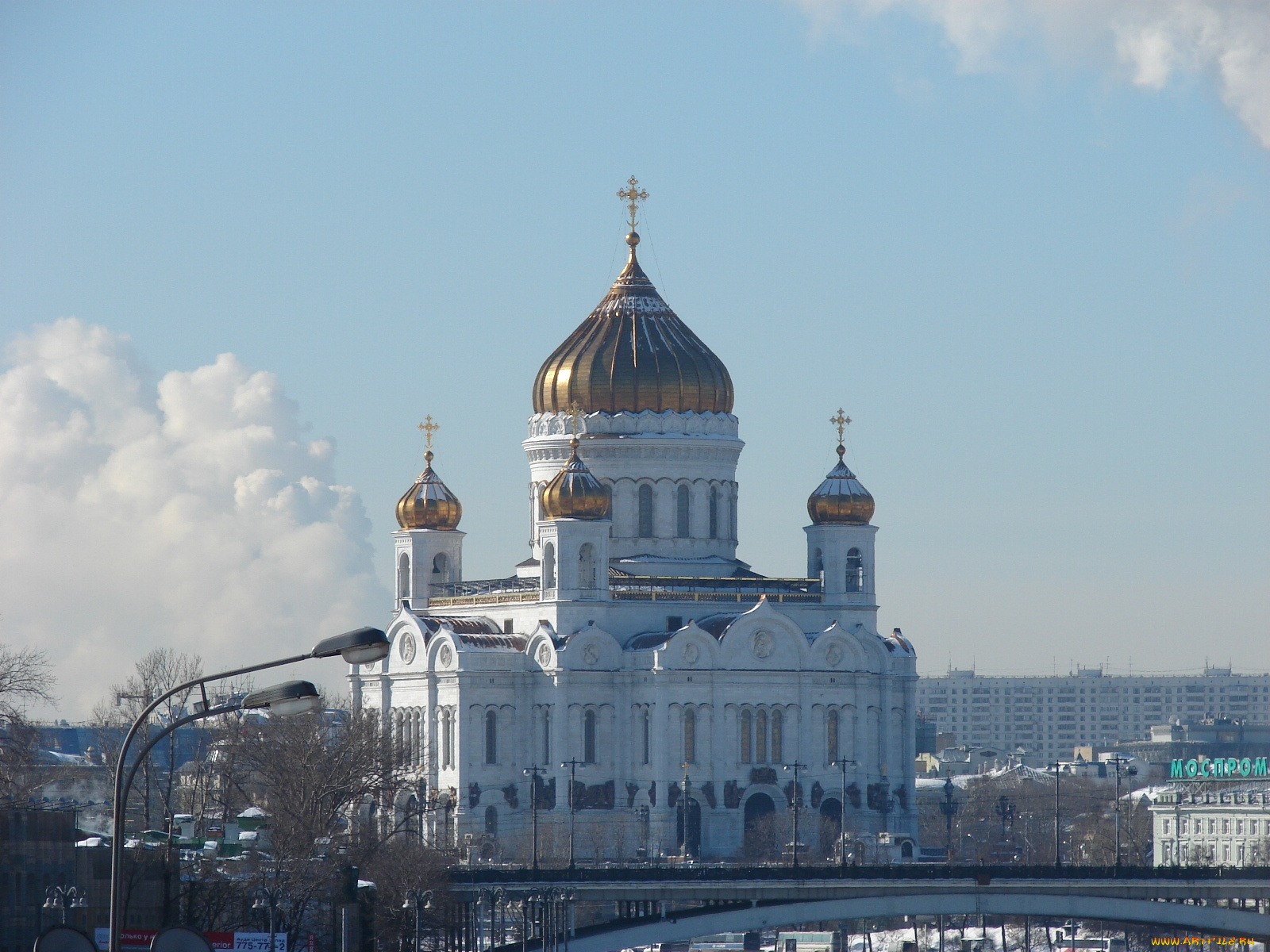 храм, христа, спасителя, города, москва, россия