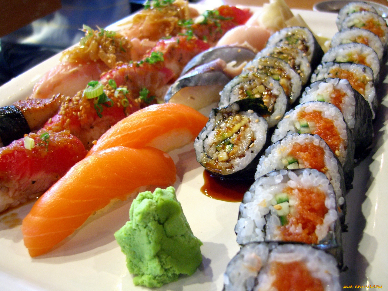 еда, рыба, морепродукты, суши, роллы
