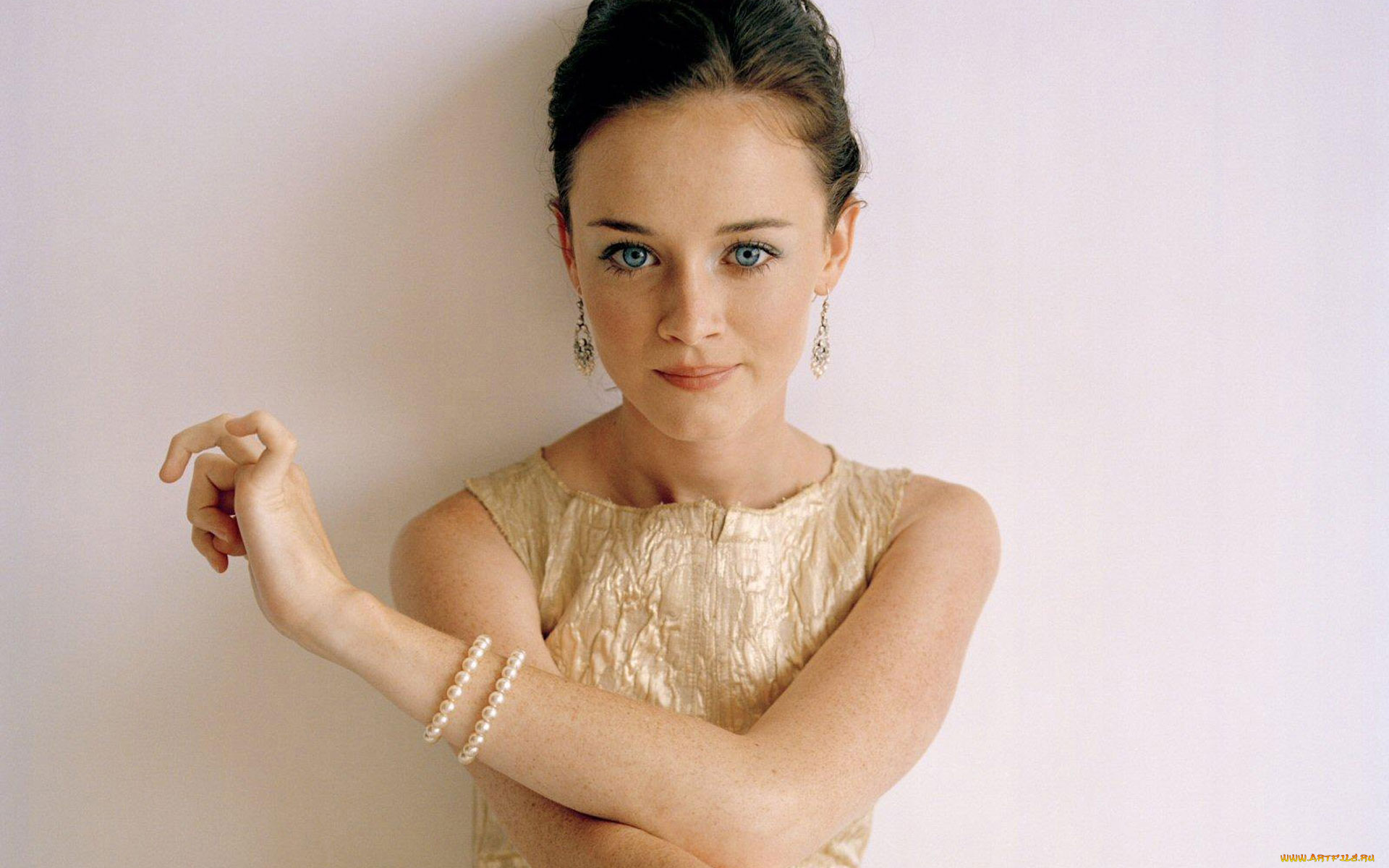 Alexis, Bledel, девушки, , , серьги, браслет