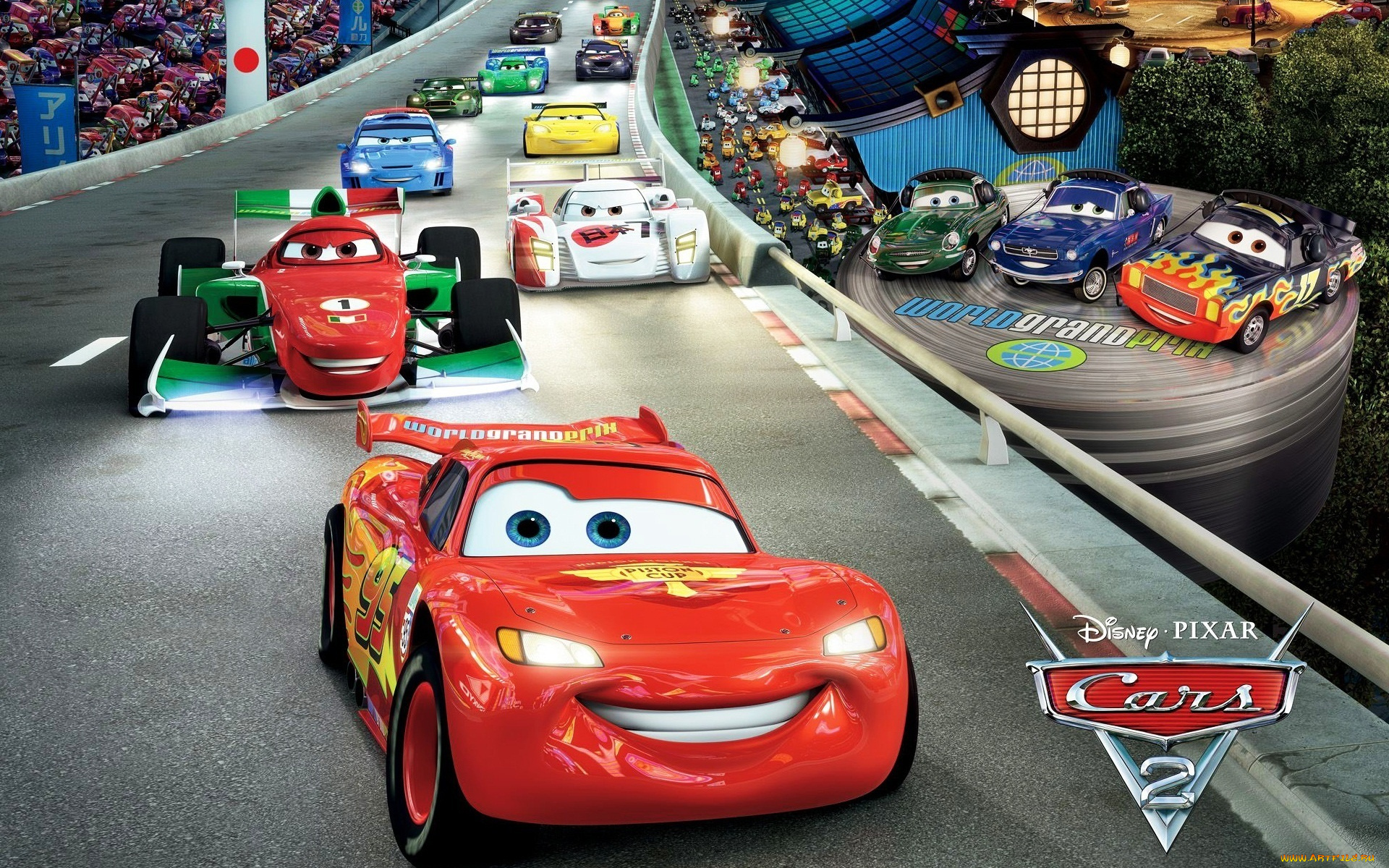 мультфильмы, cars, тачки, 2