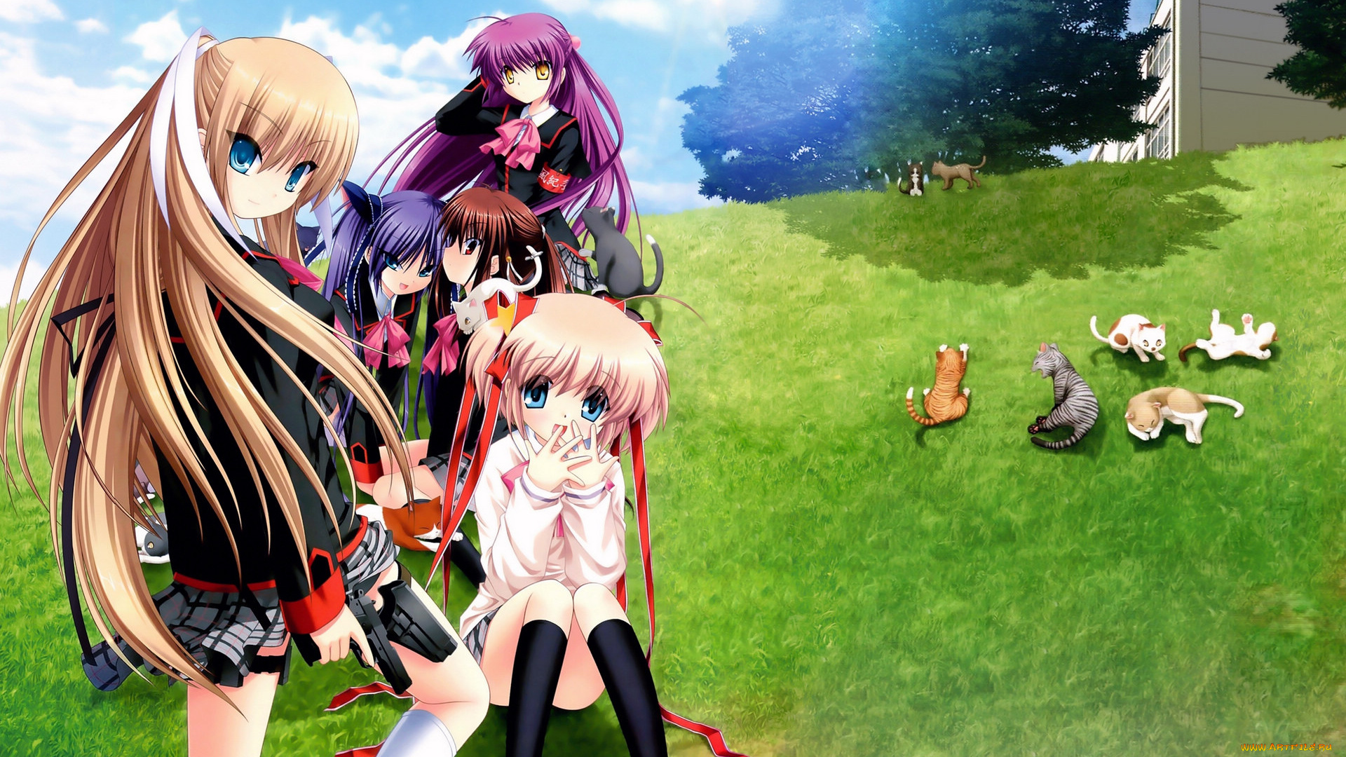 аниме, little, busters