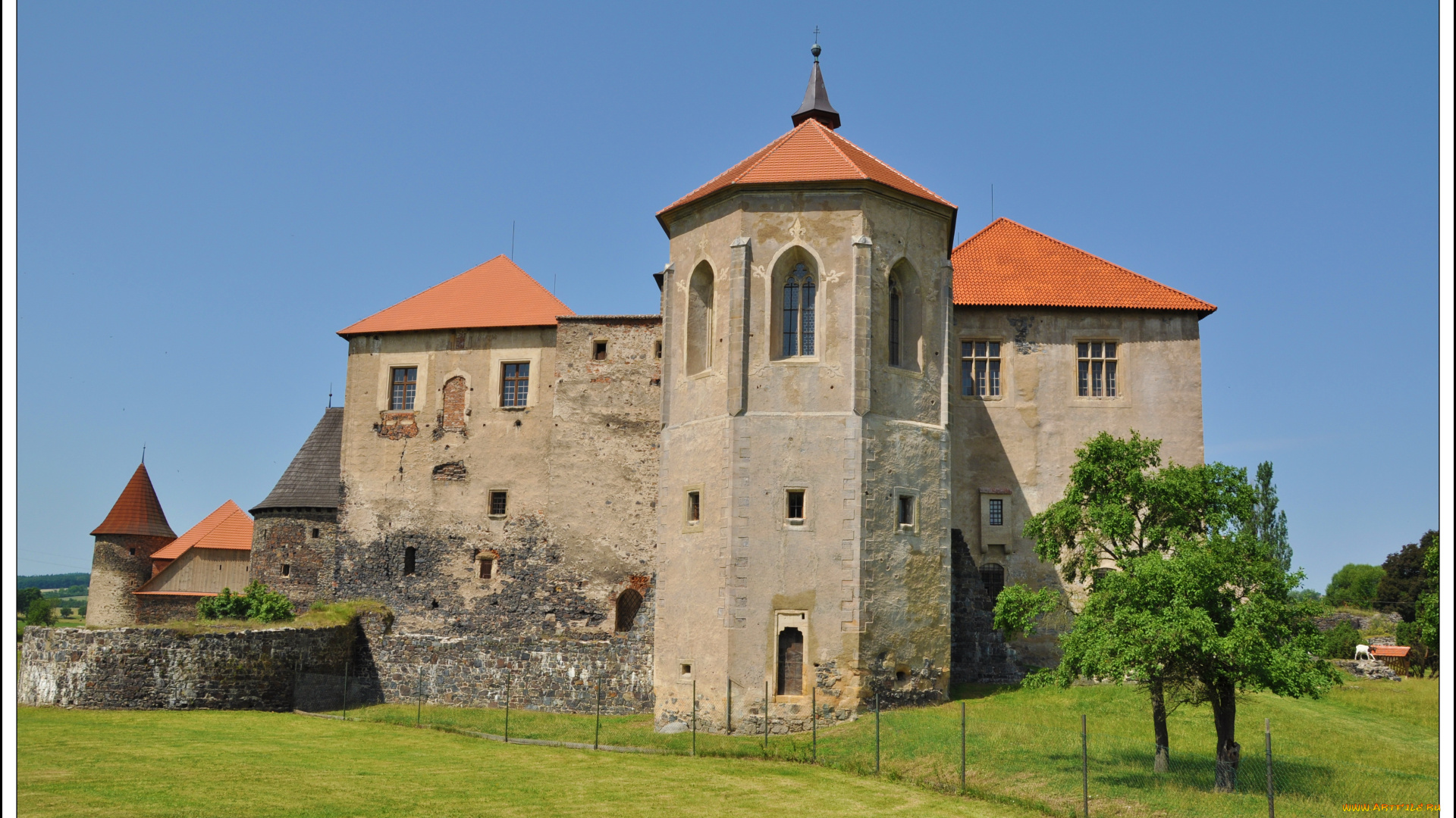 Чехия, 352, vihov, castle, города, дворцы, замки, крепости, замок, чехия