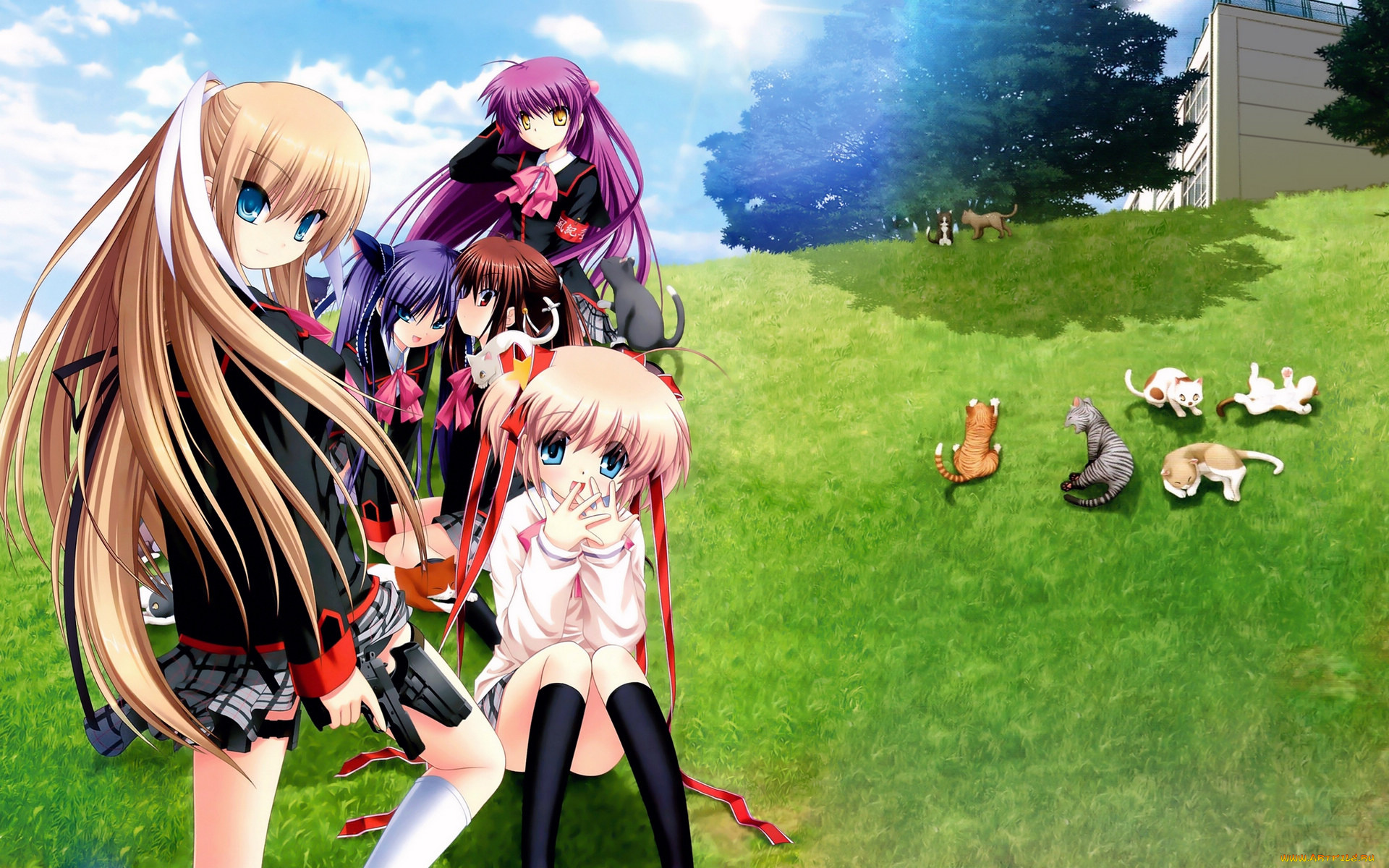 аниме, little, busters