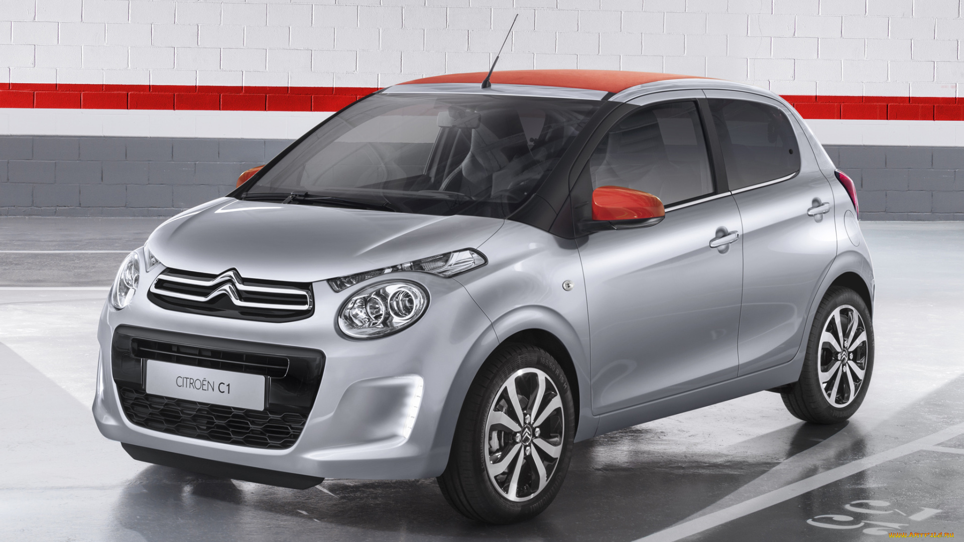 автомобили, citroen, citroеn, c1, airscape, 5-door, 2014, серый