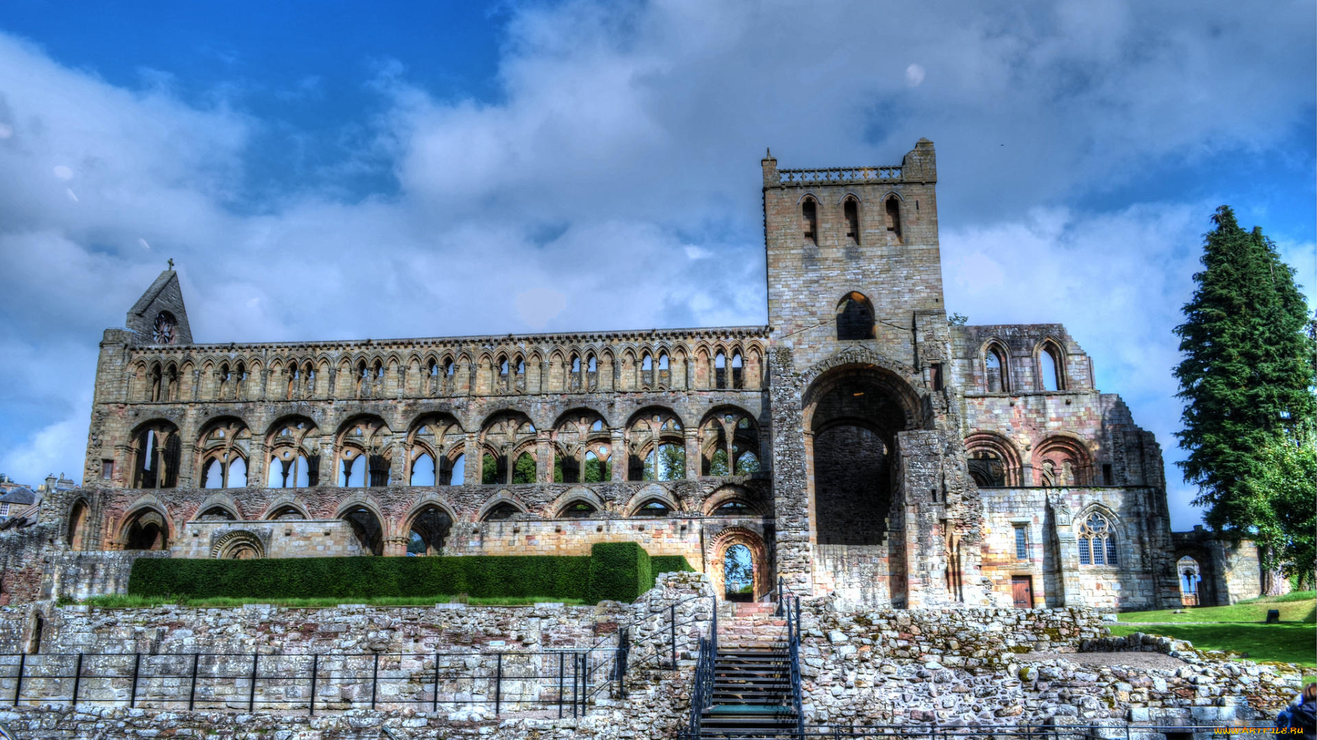 jedburgh, abbey, города, -, католические, соборы, , костелы, , аббатства, шотландия, аббатство