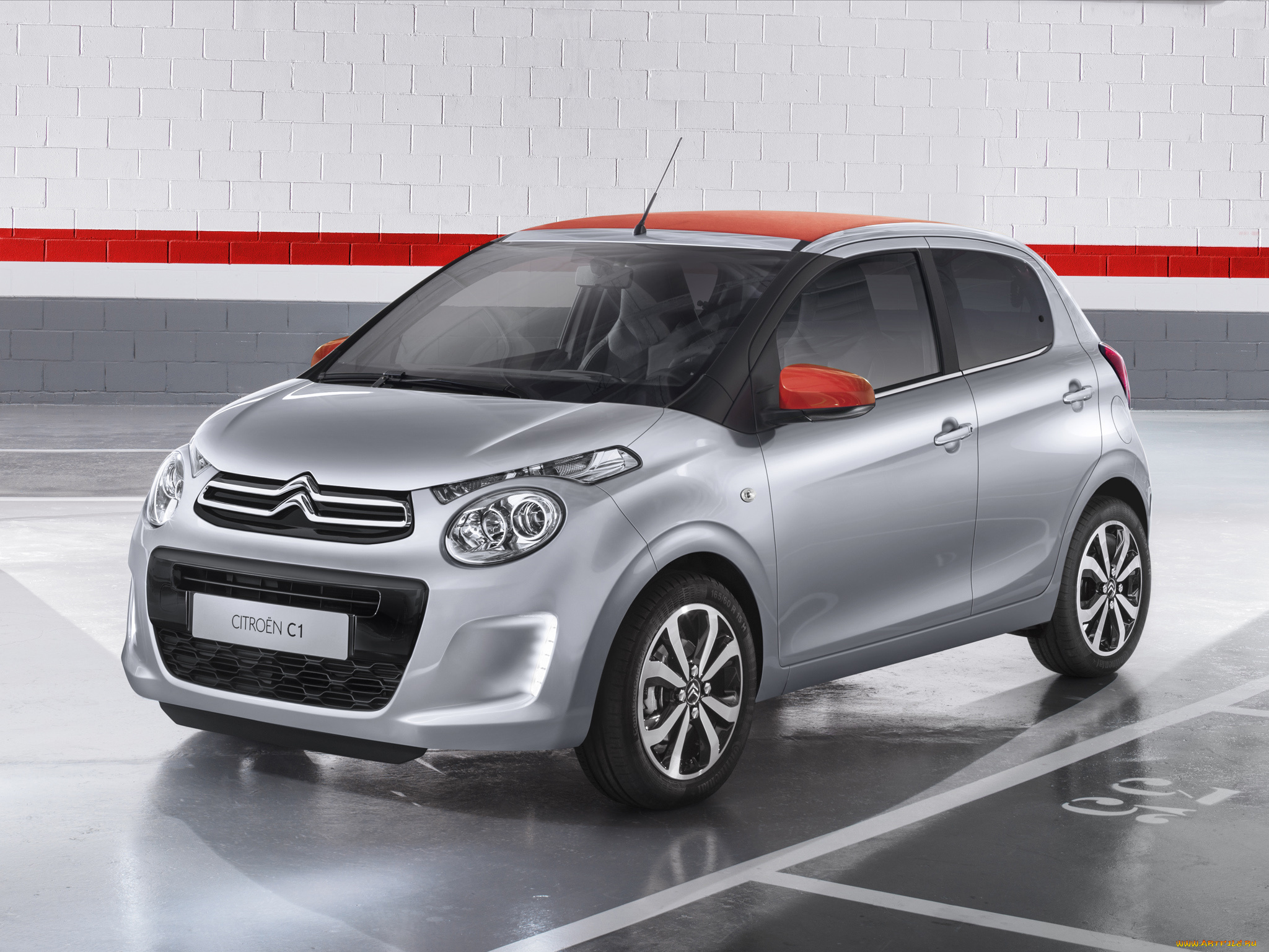 автомобили, citroen, citroеn, c1, airscape, 5-door, 2014, серый