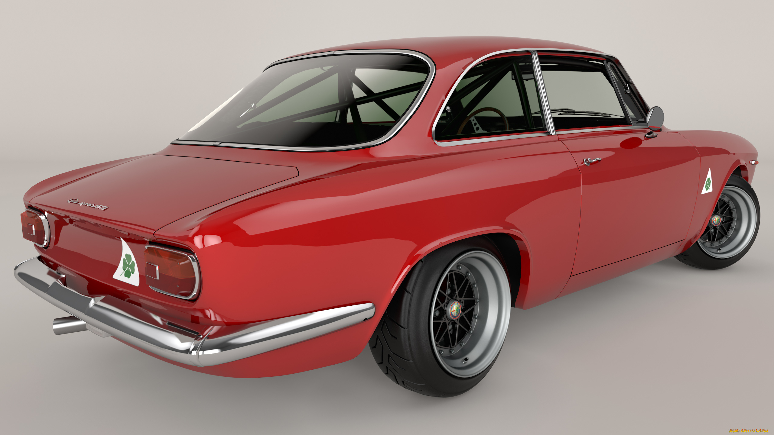 автомобили, 3д, 1965, alfa, romeo, giulia, sprint, gta