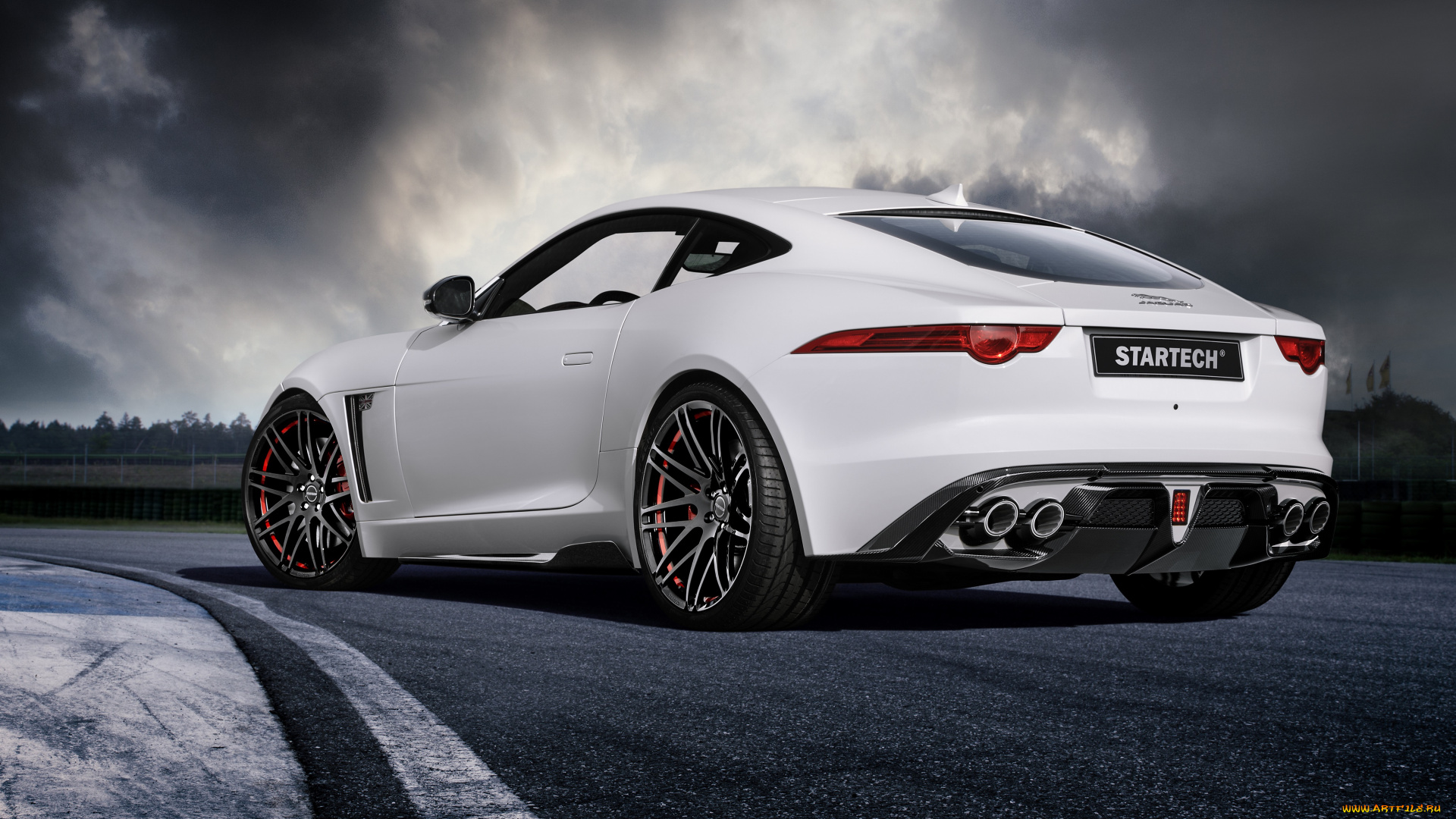 автомобили, jaguar, светлый, 2015г, f-type, startech, coupе