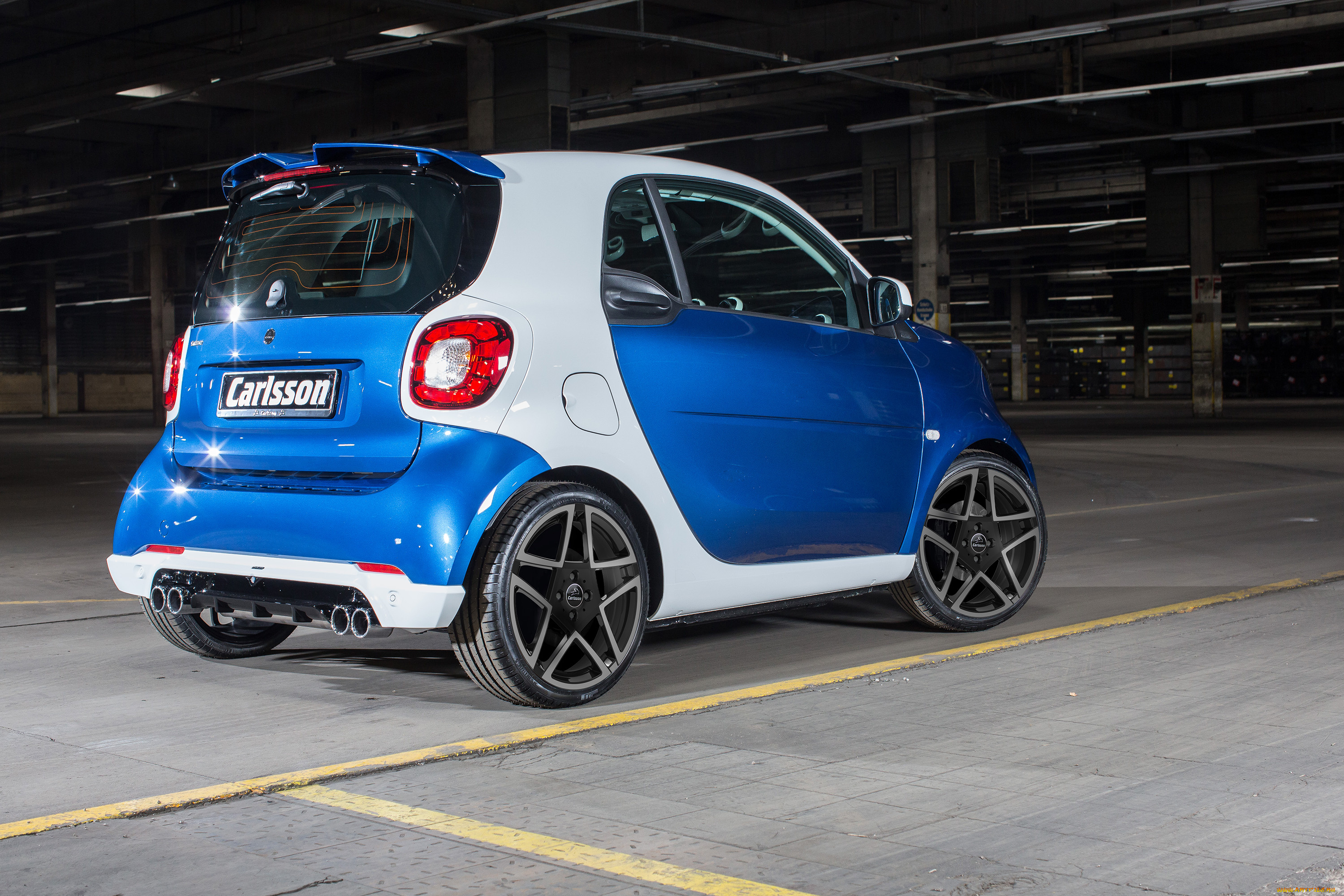 автомобили, smart, carlsson, синий, 2015г, c453, fortwo, ck10