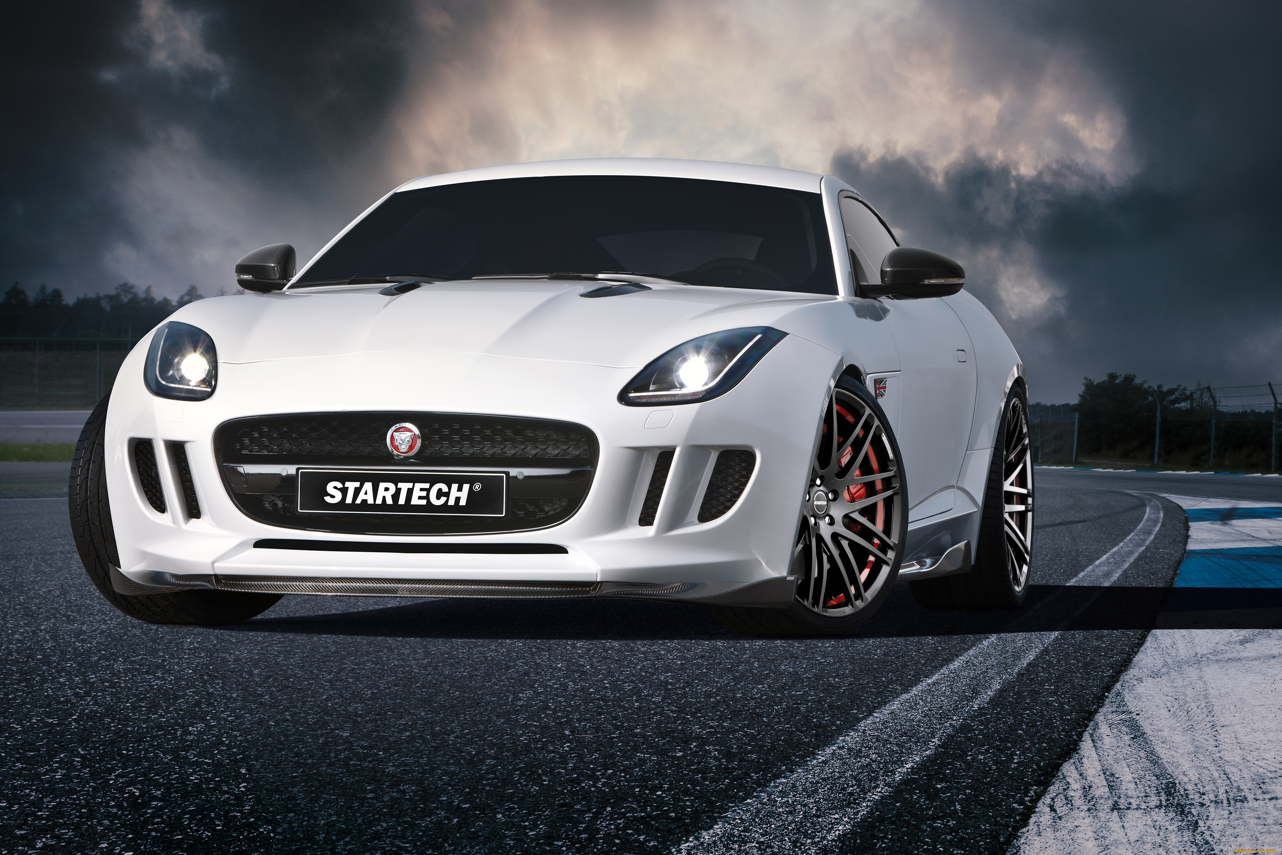 автомобили, jaguar, startech, светлый, 2015г, f-type, coupе