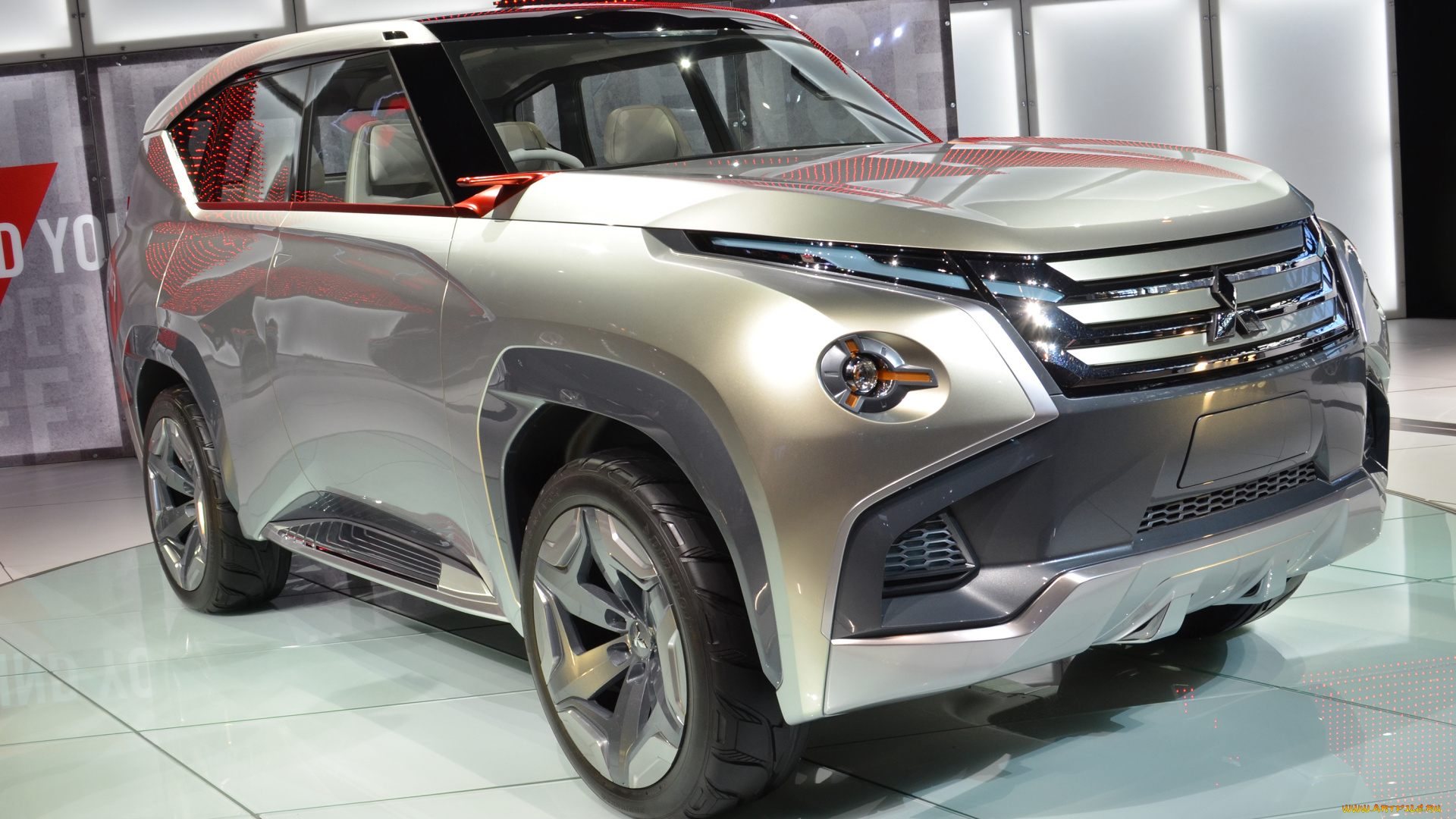 mitsubishi, gc, phev, concept, автомобили, выставки, и, уличные, фото, серебристый, concept, mitsubishi, gc, phev, автосалон, выставка